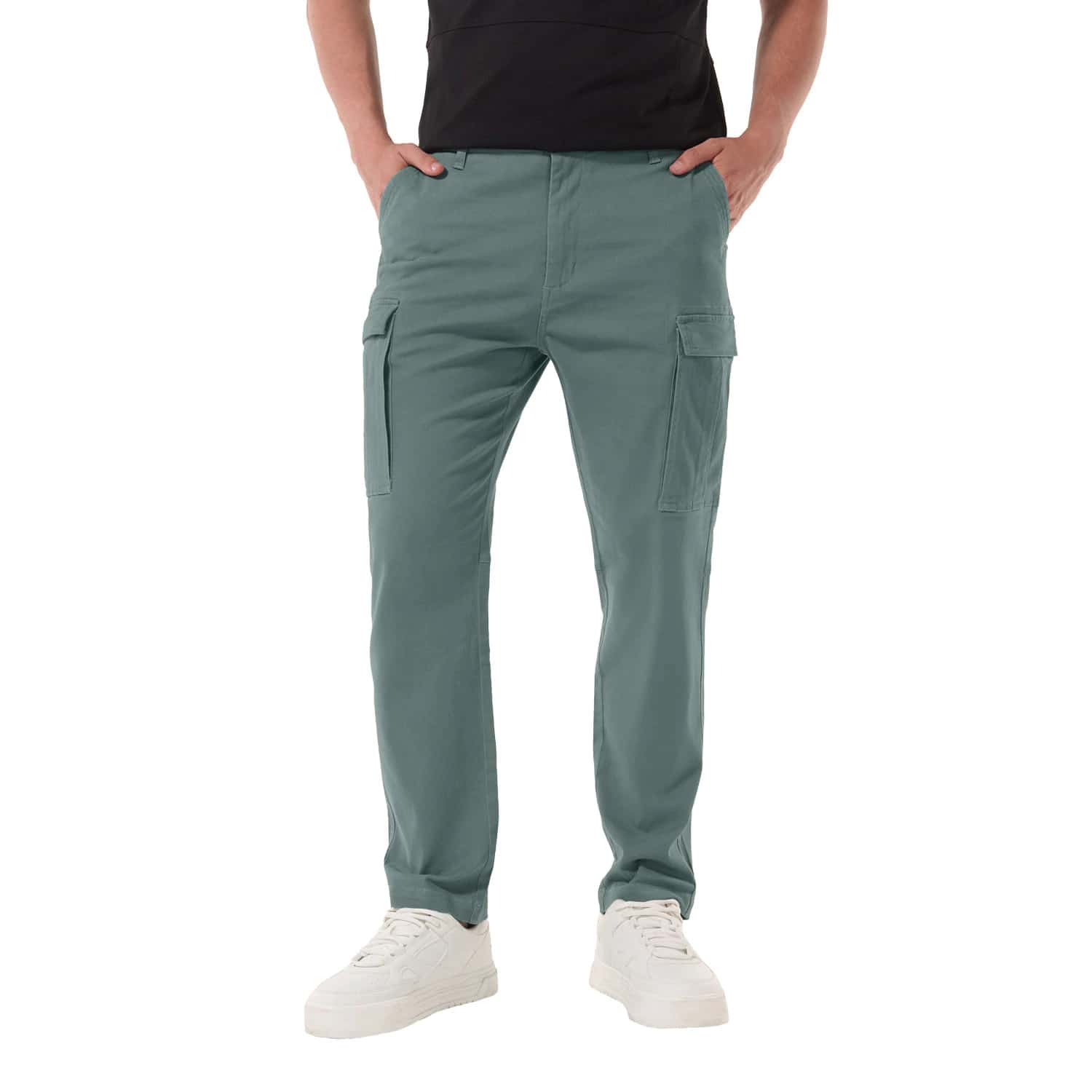 Pantalón Cargo para Hombre Congoll Verde