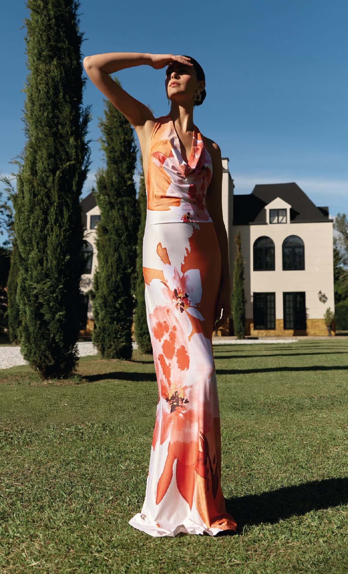 Vestido largo Moonflower Punch