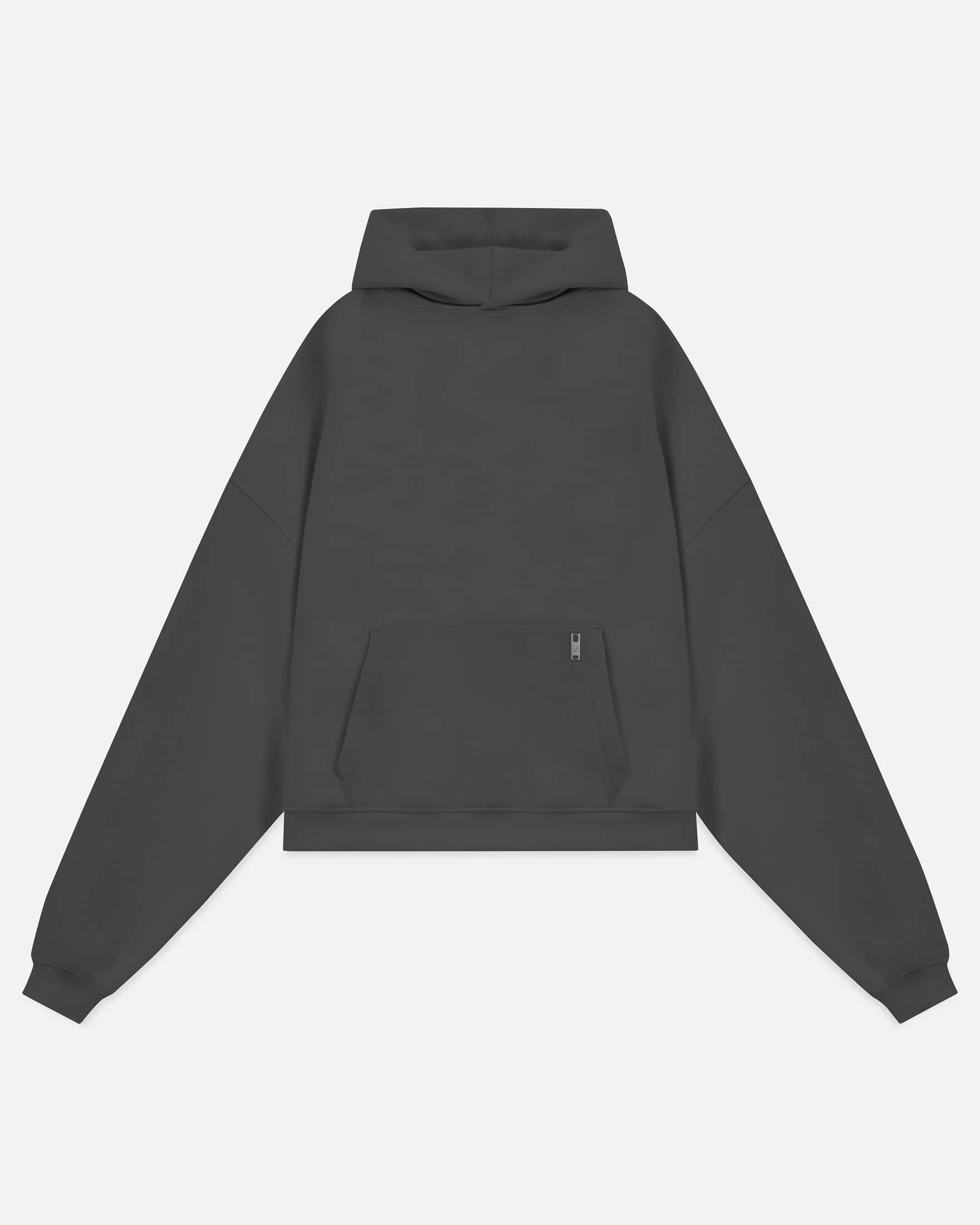 Blanks Boxy Fit Hoodie Gray