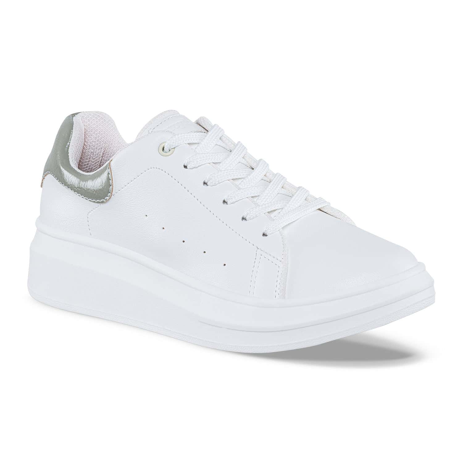 Tenis Urbanos Euforia Blanco-Verde Croydon Para Mujer