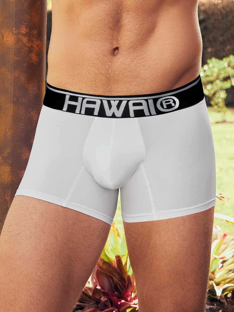 Bóxer Corto Para Hombre Color Blanco