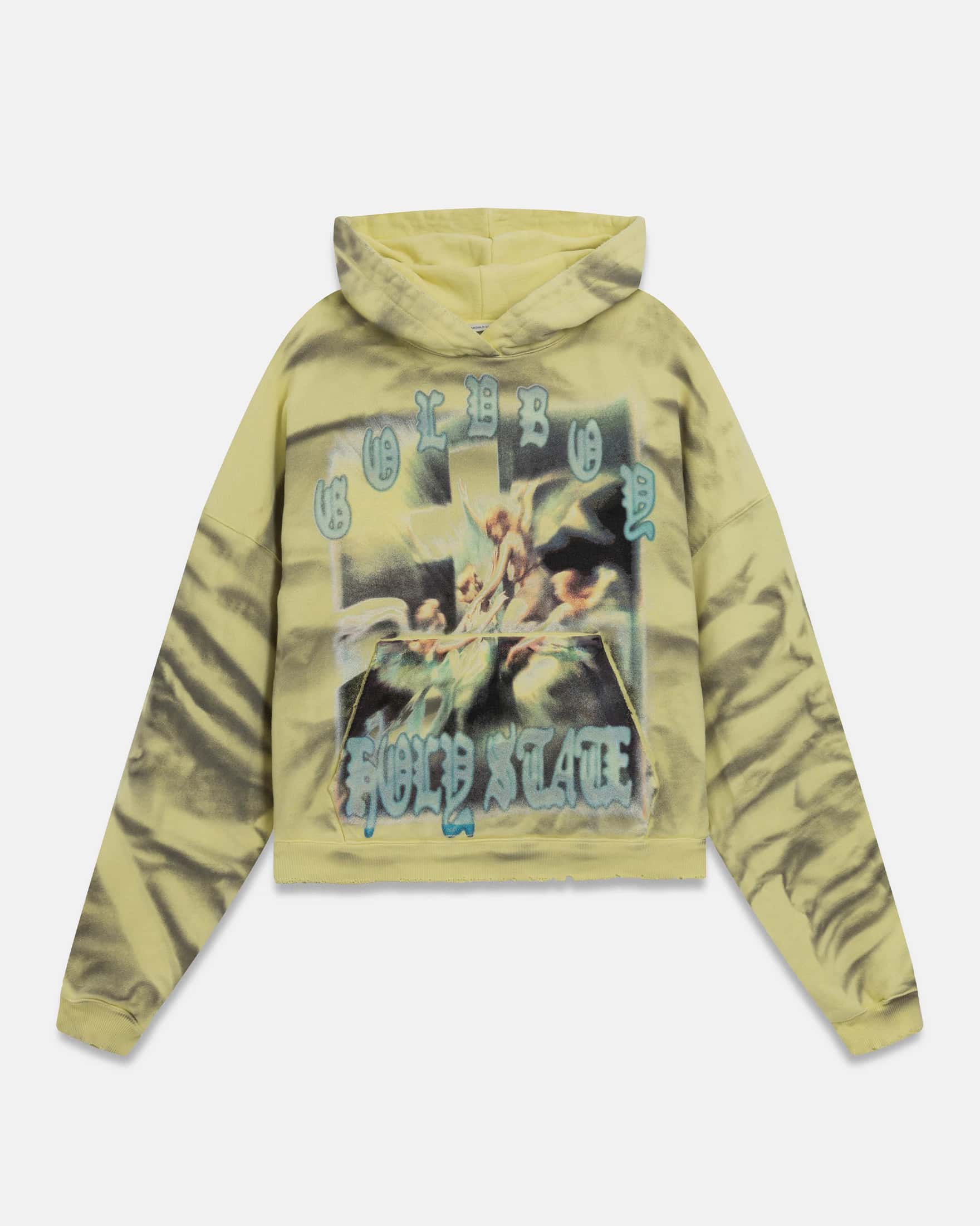 Holy State Divinity Boxy Fit Hoodie Aged Yellow
