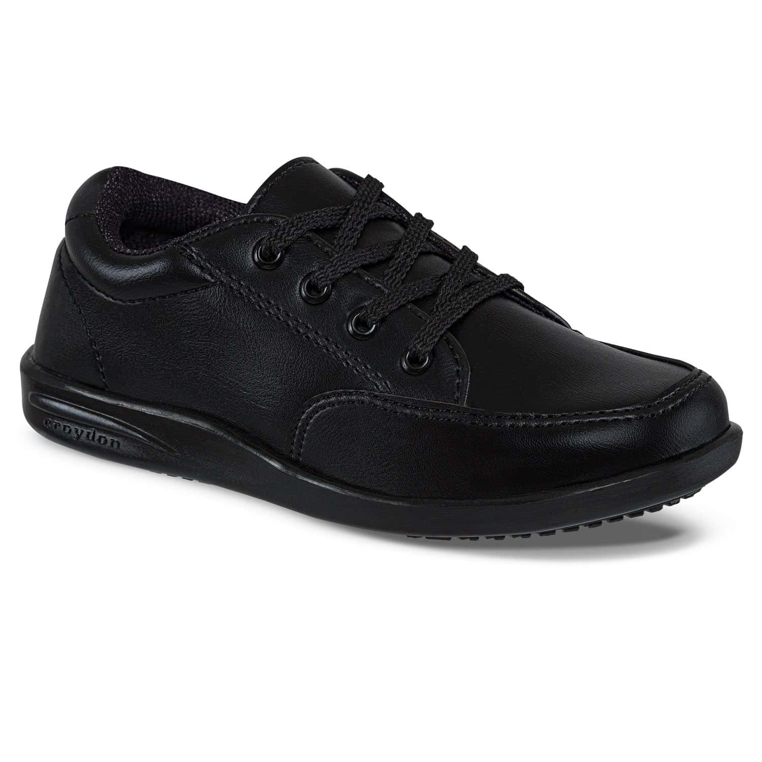 Zapatos Colegio Bagglia Negro-Negro Croydon Para Niño