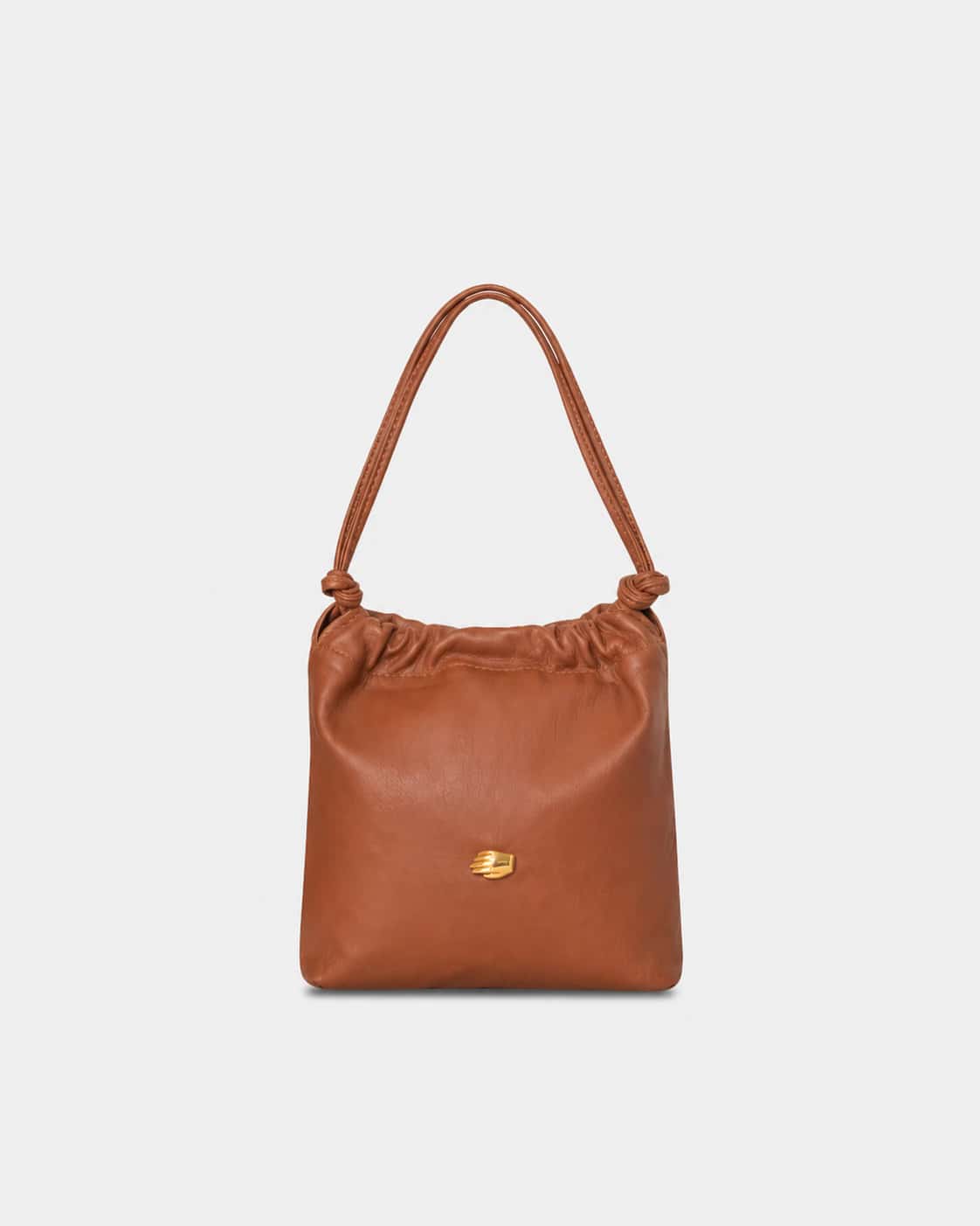 Le Sac Petite Honey Leather Bag