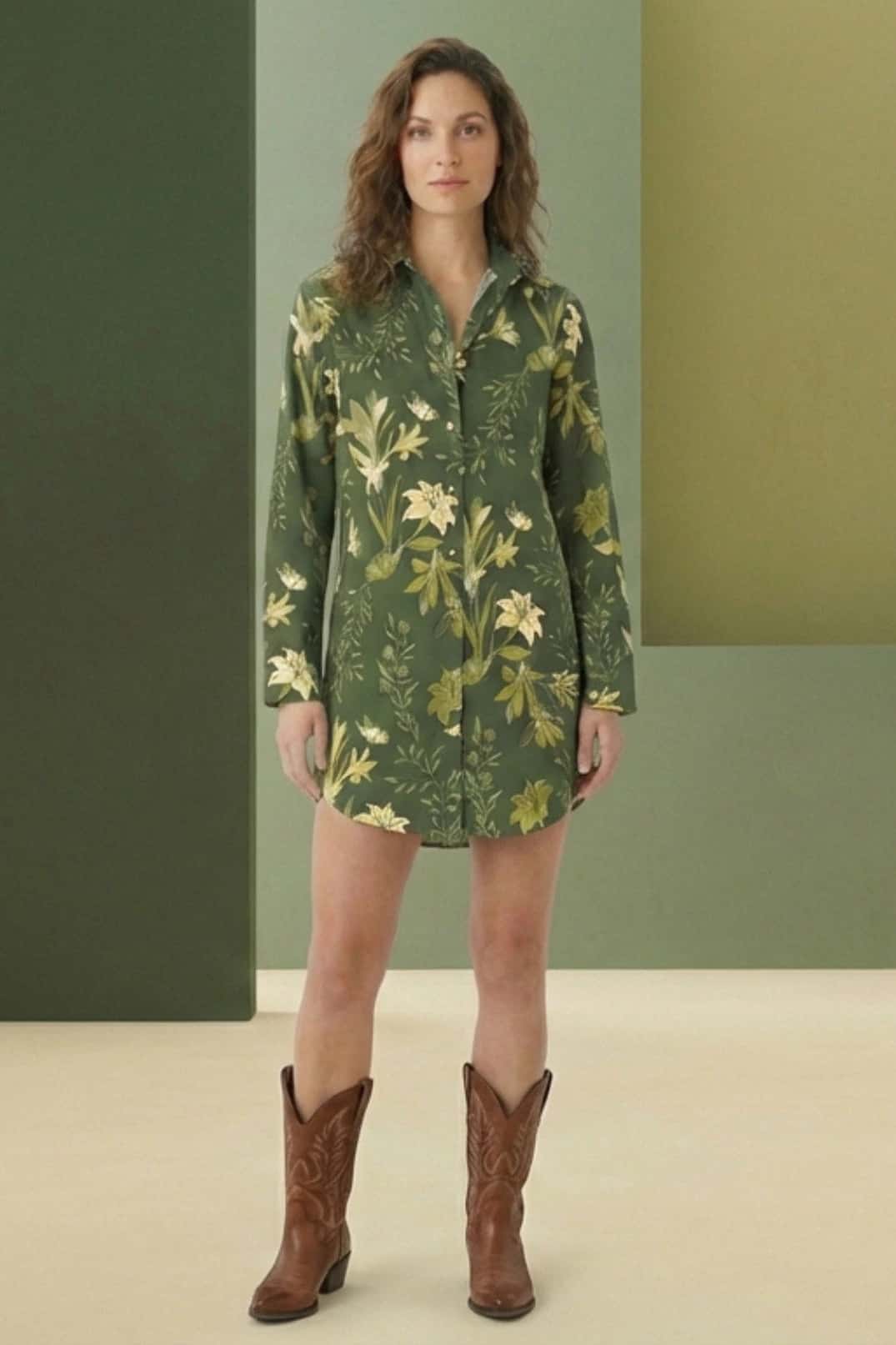 Vestido Suaza Achira Verde - miniatura 8