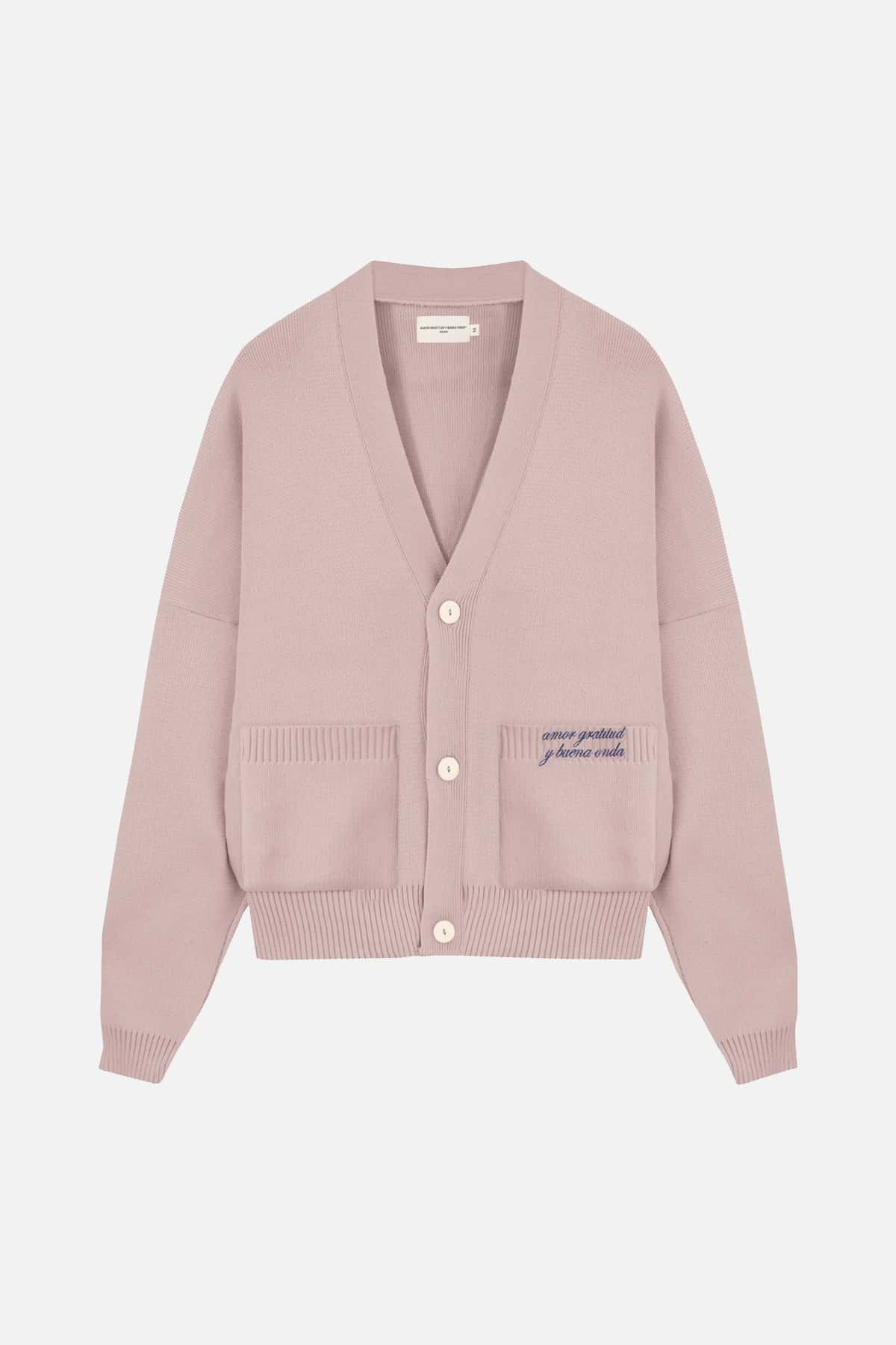 SIGNATURE CARDIGAN PALO ROSA