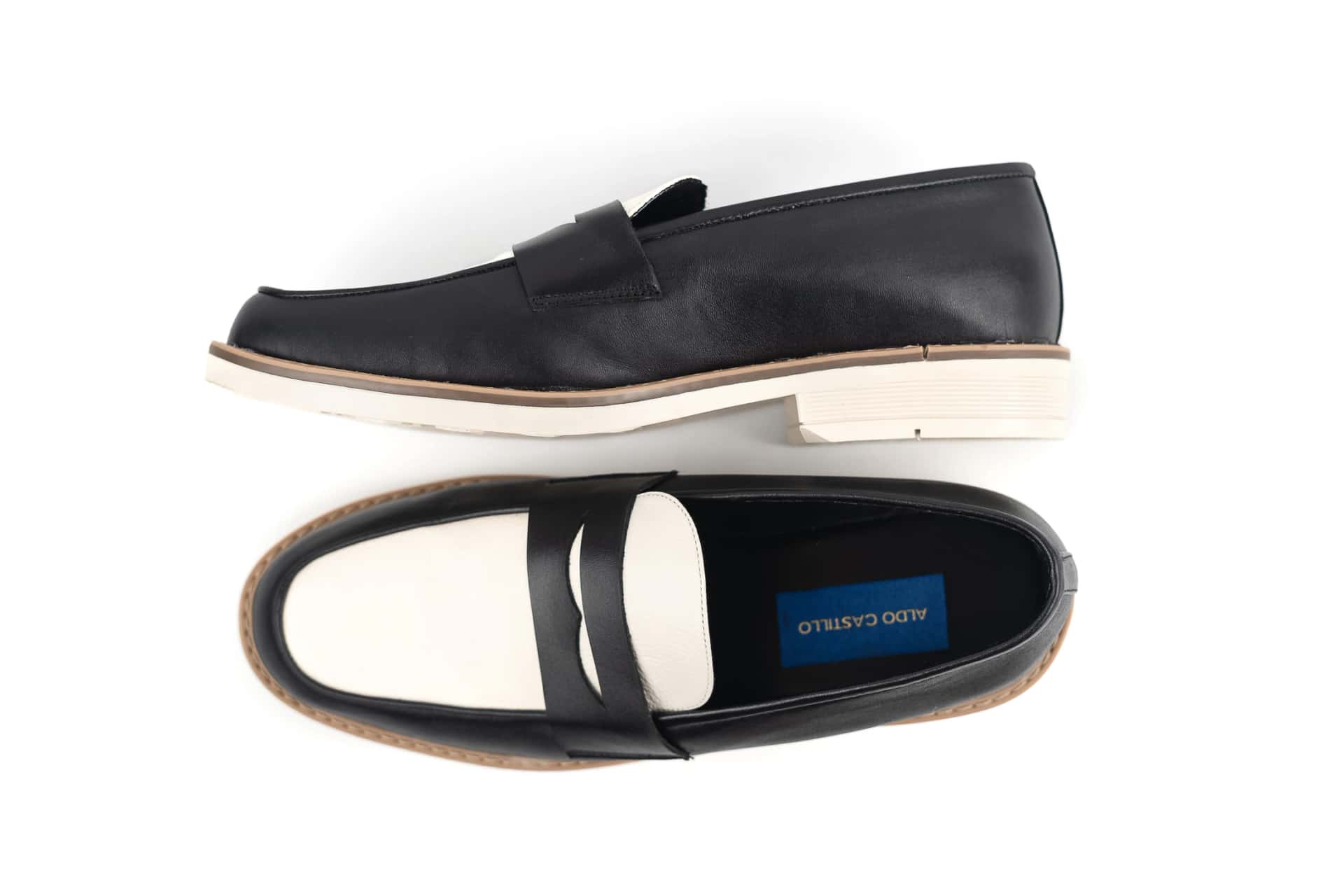PENNY LOAFERS SUELA BLANCA - miniatura 3