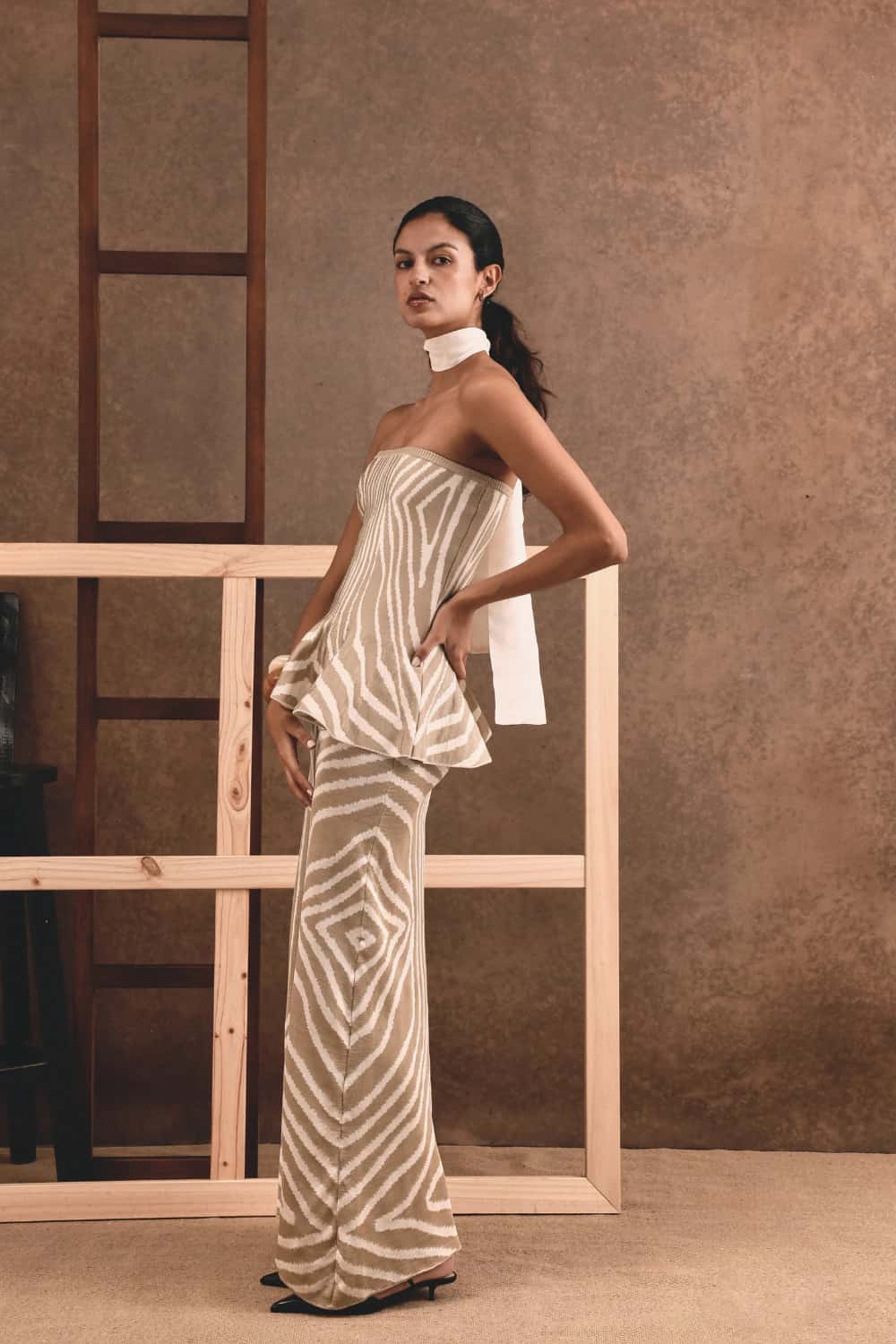 "LA MORENA" SKIRT IVORY - miniatura 2