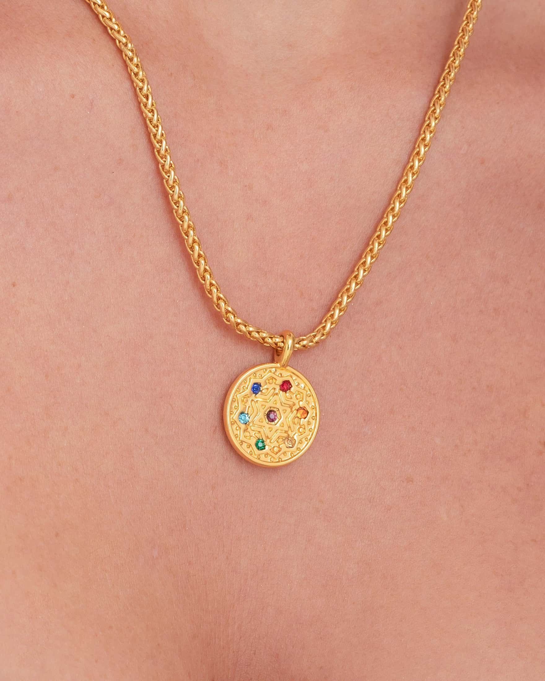 Set Collar Chakras + Aretes - miniatura 2