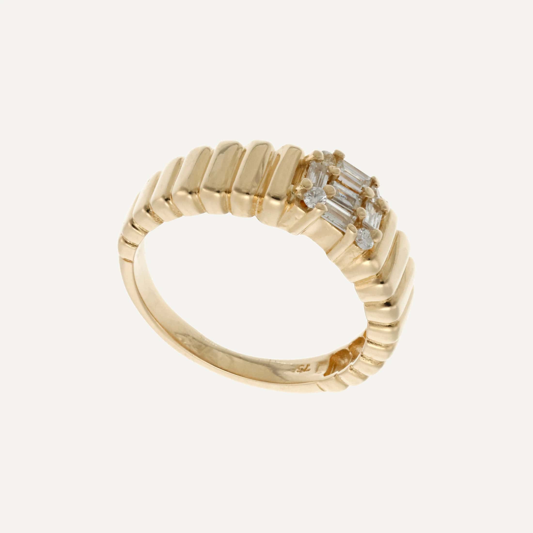 Anillo Stick baguettes
