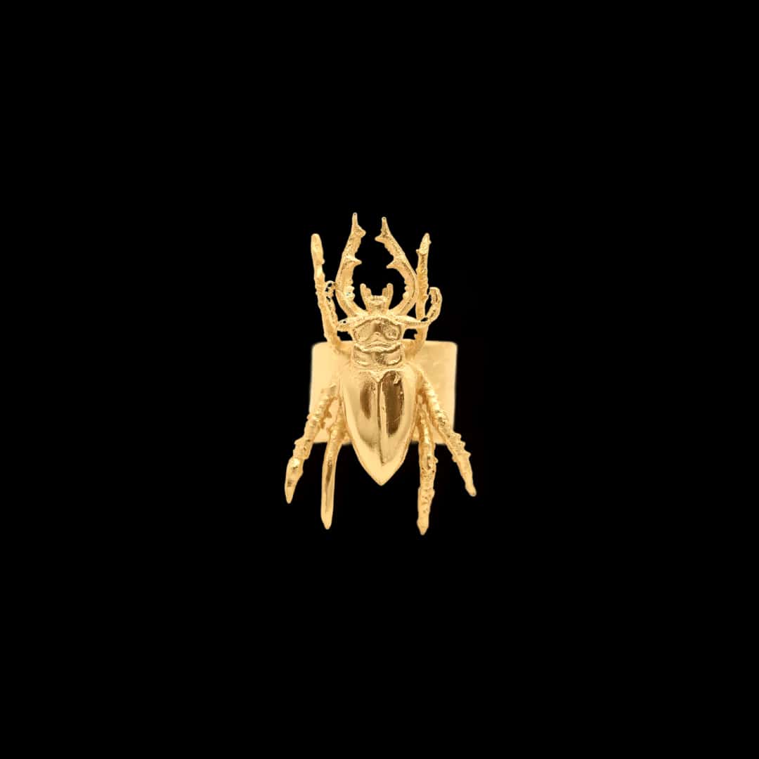 Anillo de escarabajo grande