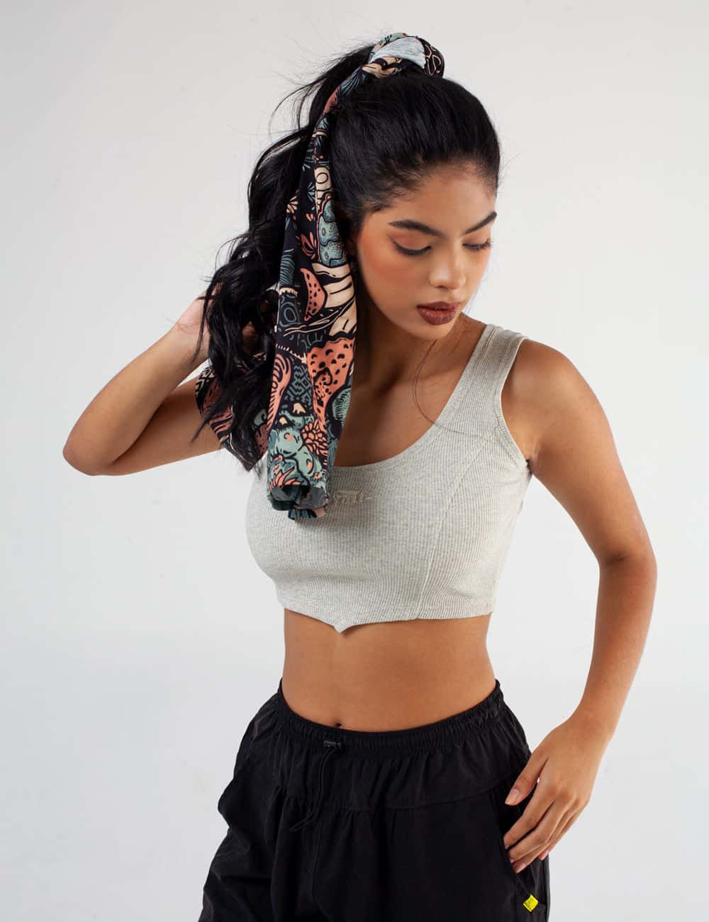 Crop Top Sisa Caribbean beige Mujer