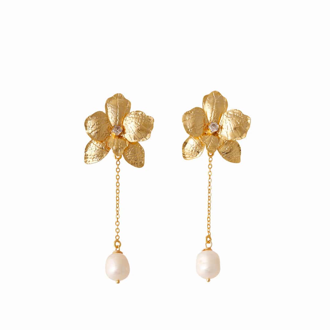 Aretes Miltonia Oro - miniatura 1