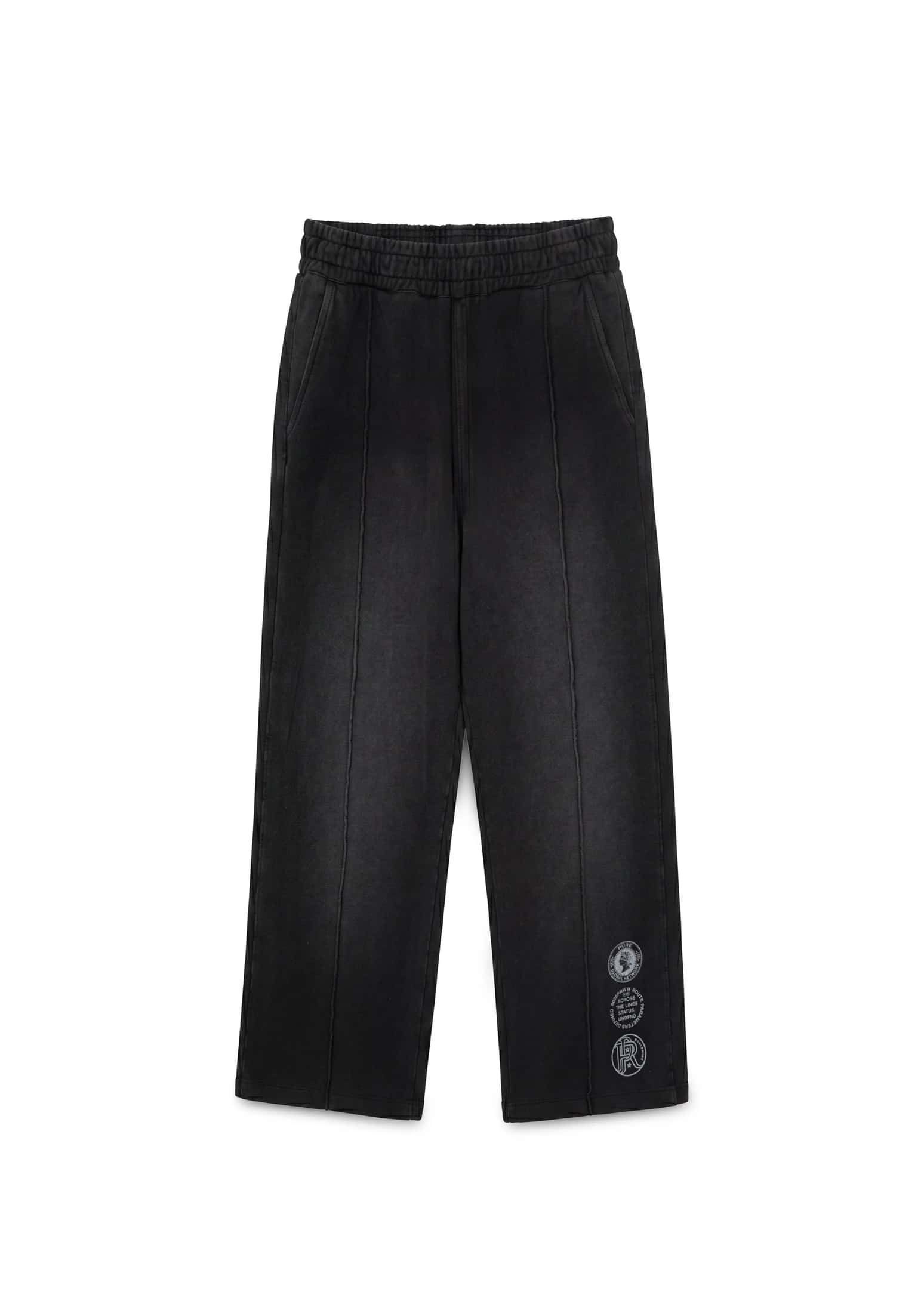 Across The Lines Black Jogger