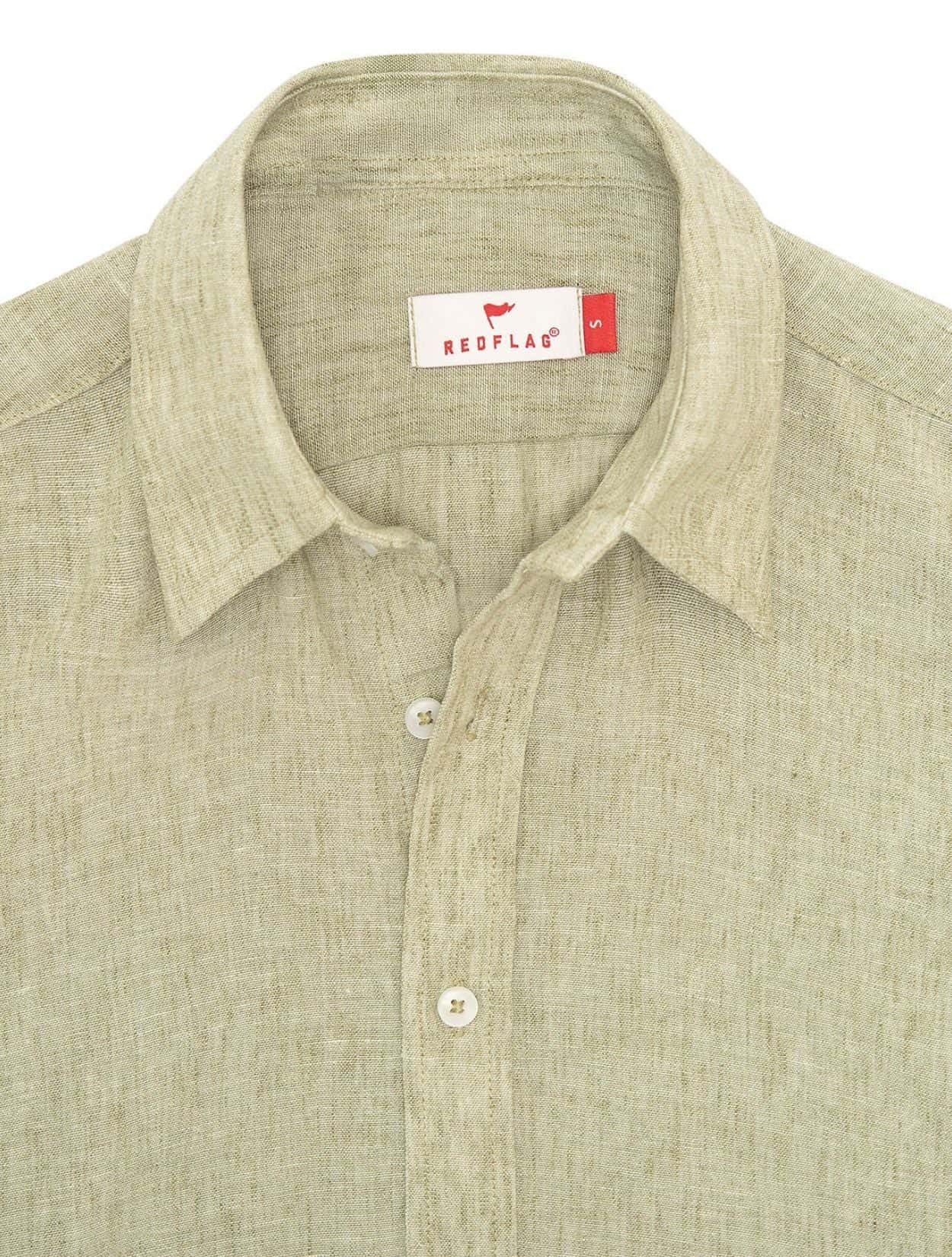 CAMISA DE LINO MANGA CORTA - miniatura 2