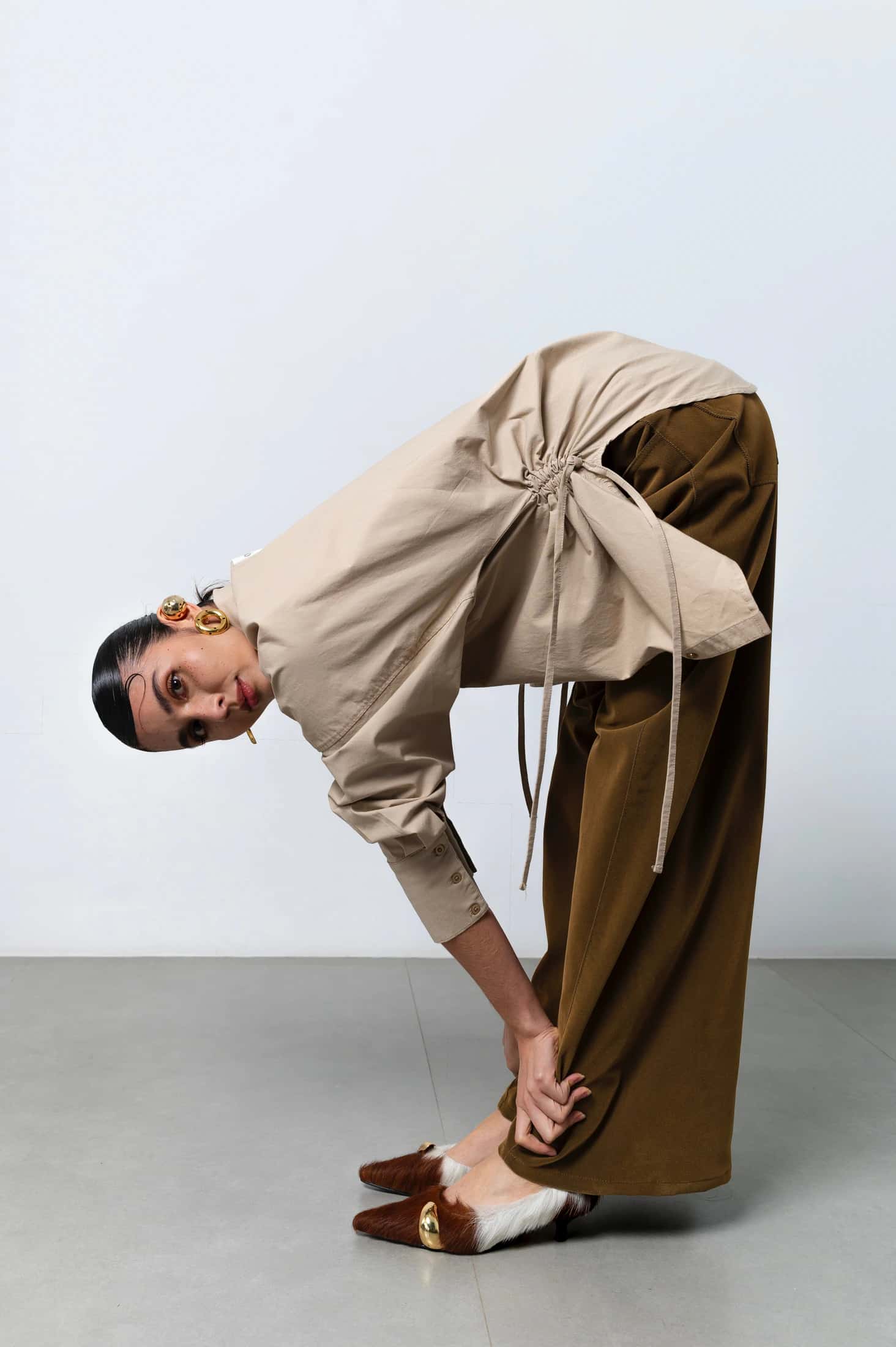 Olive Twist Pants - miniatura 3
