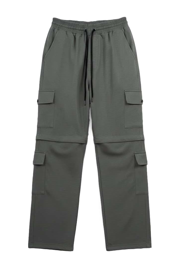 PANTALON CARGO DOBLE FUNCIÓN EN DRILL UNISEX