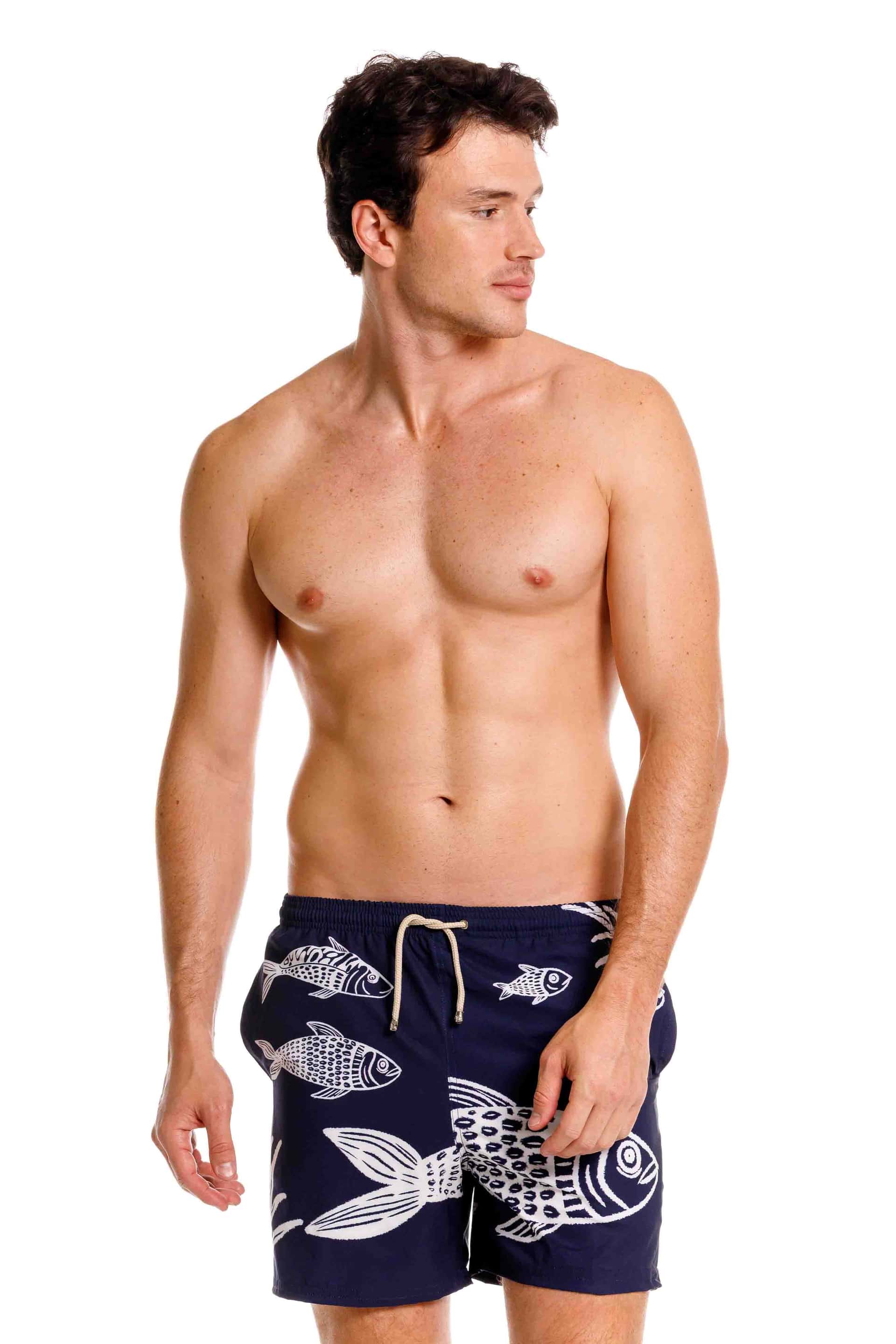 Pantaloneta Fisherman Dark Blue