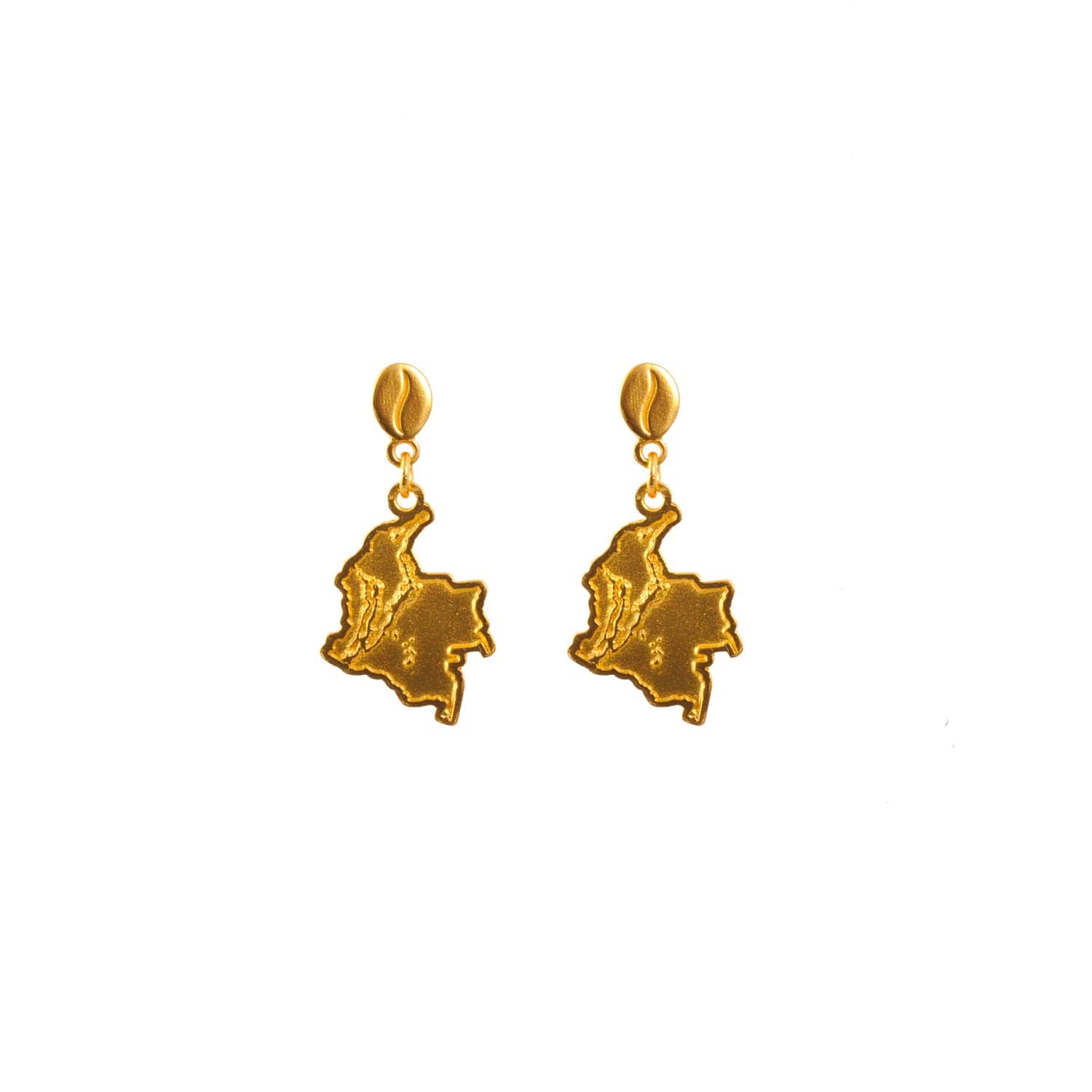Arete mapa de Colombia con relieve