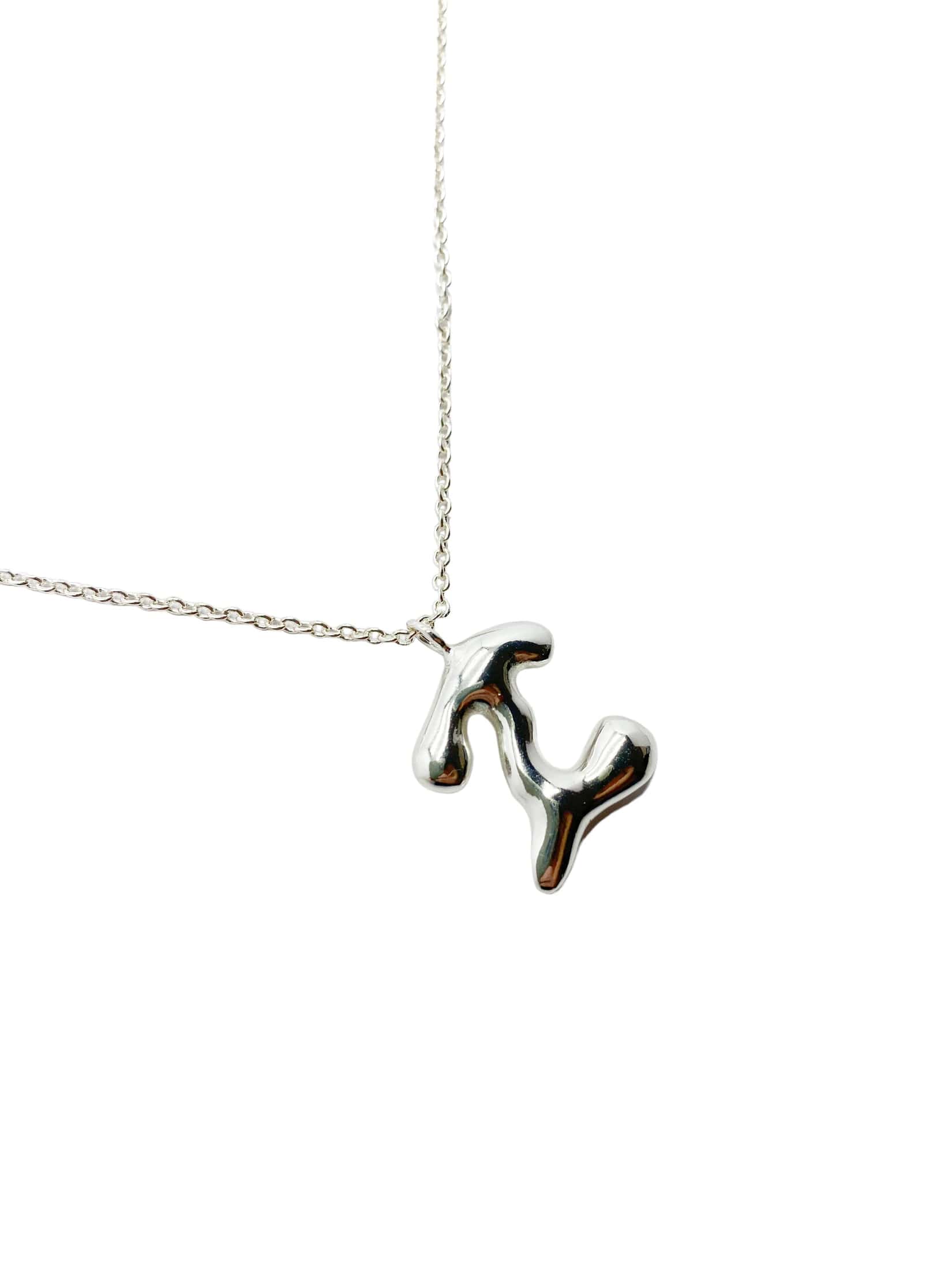cadena letra cosmic water silver - miniatura 10