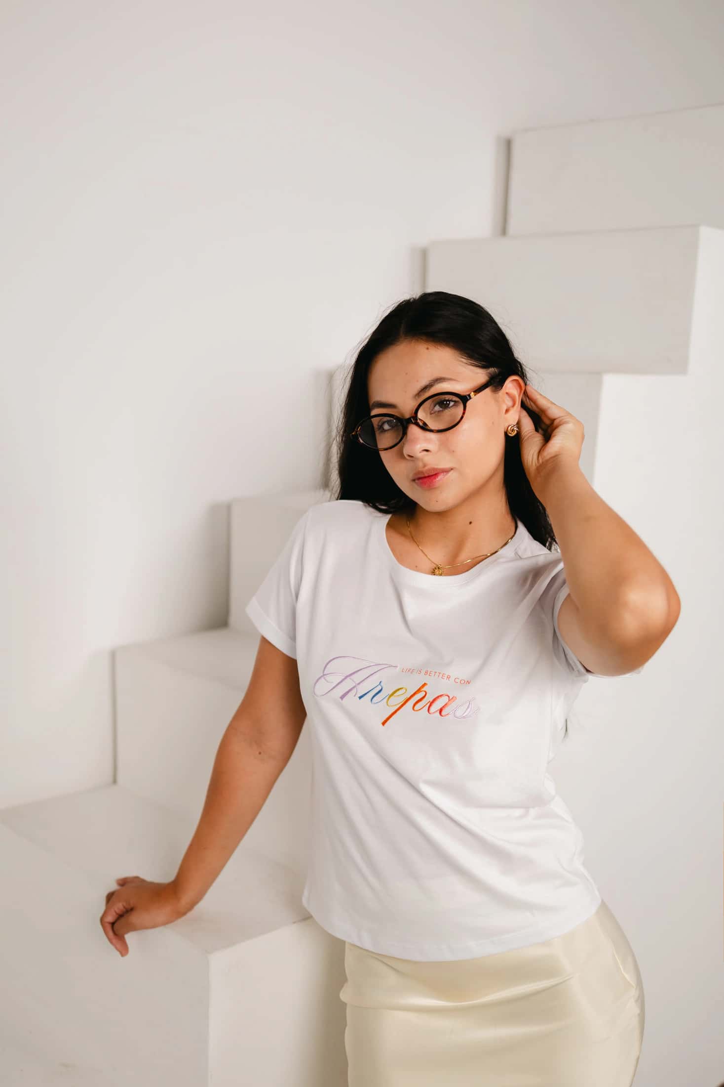 Life Is Better With Arepas Oversized Tee