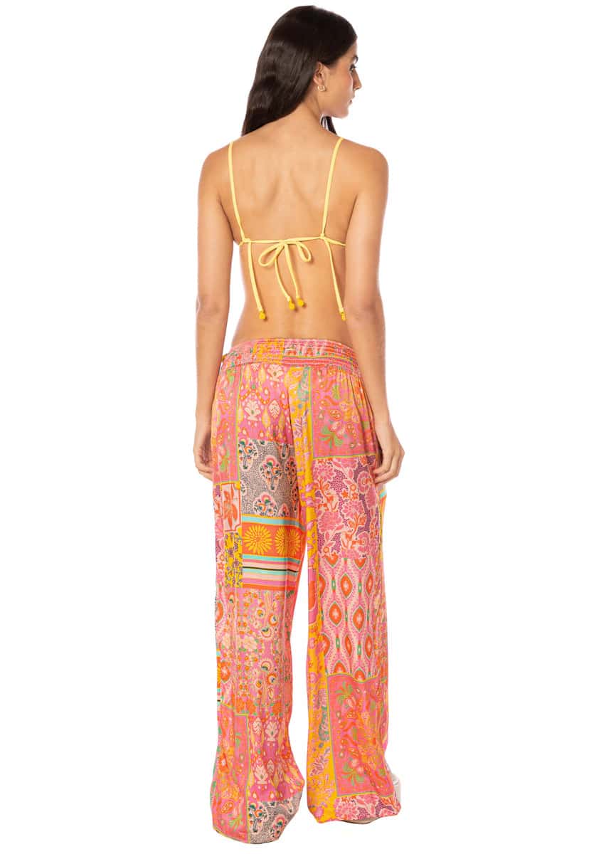 Maaji Boho Damask Marsala Pants - miniatura 2
