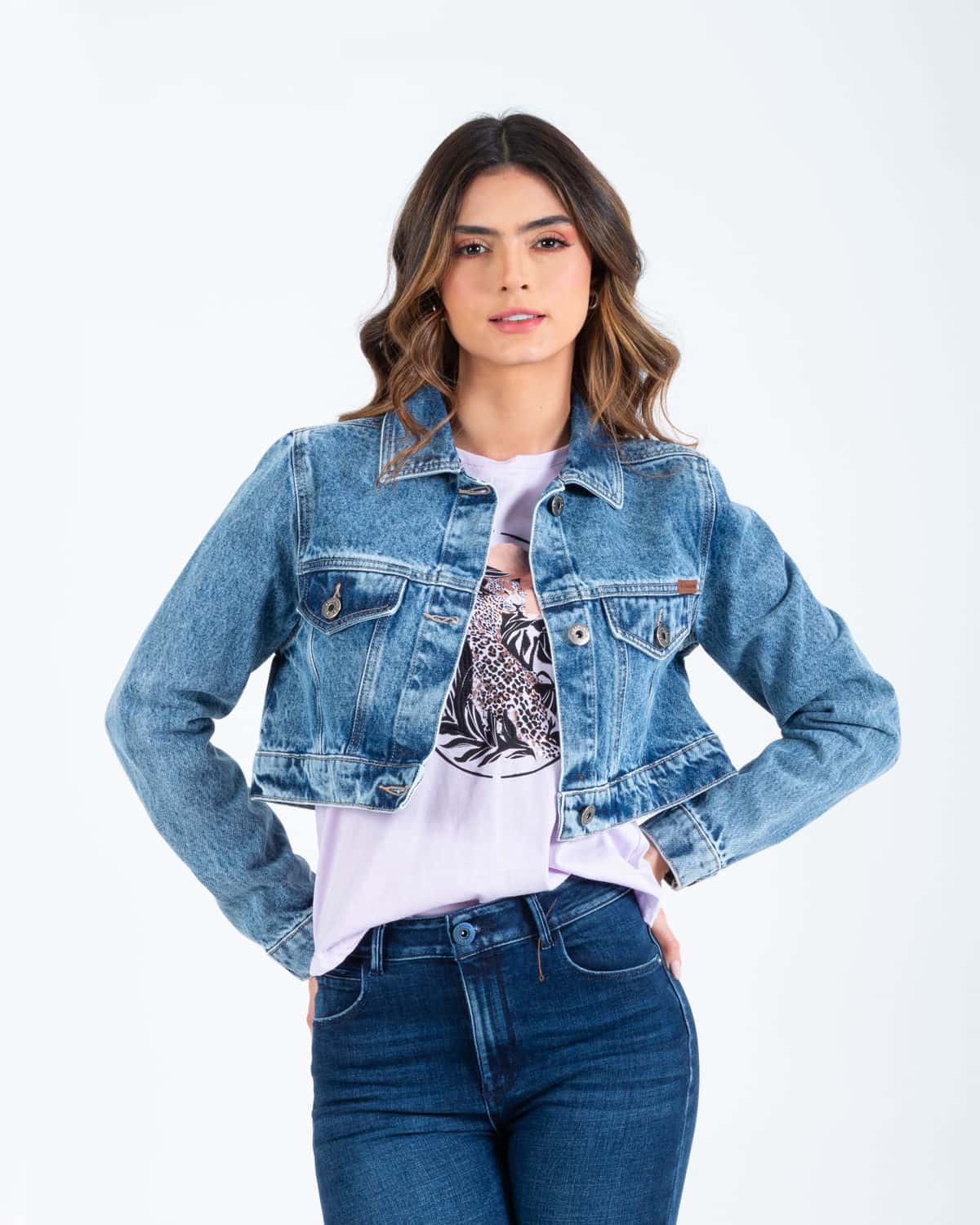 Chaqueta denim para mujer