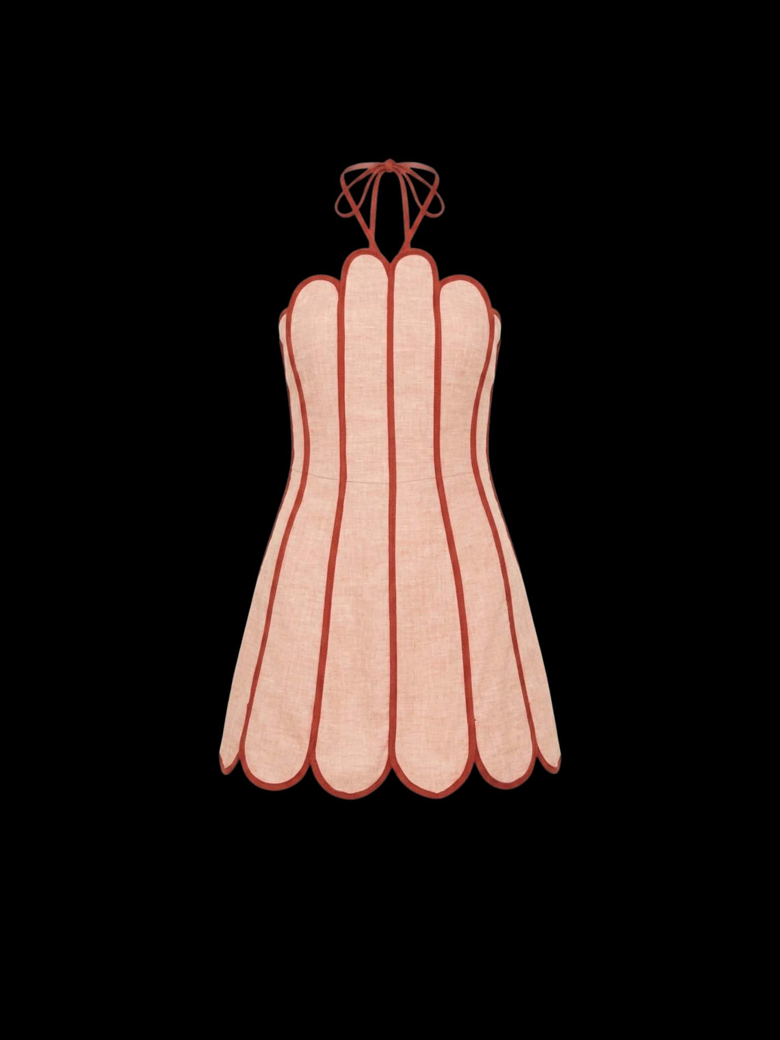 LENNY DRESS APRICOT ORANGE
