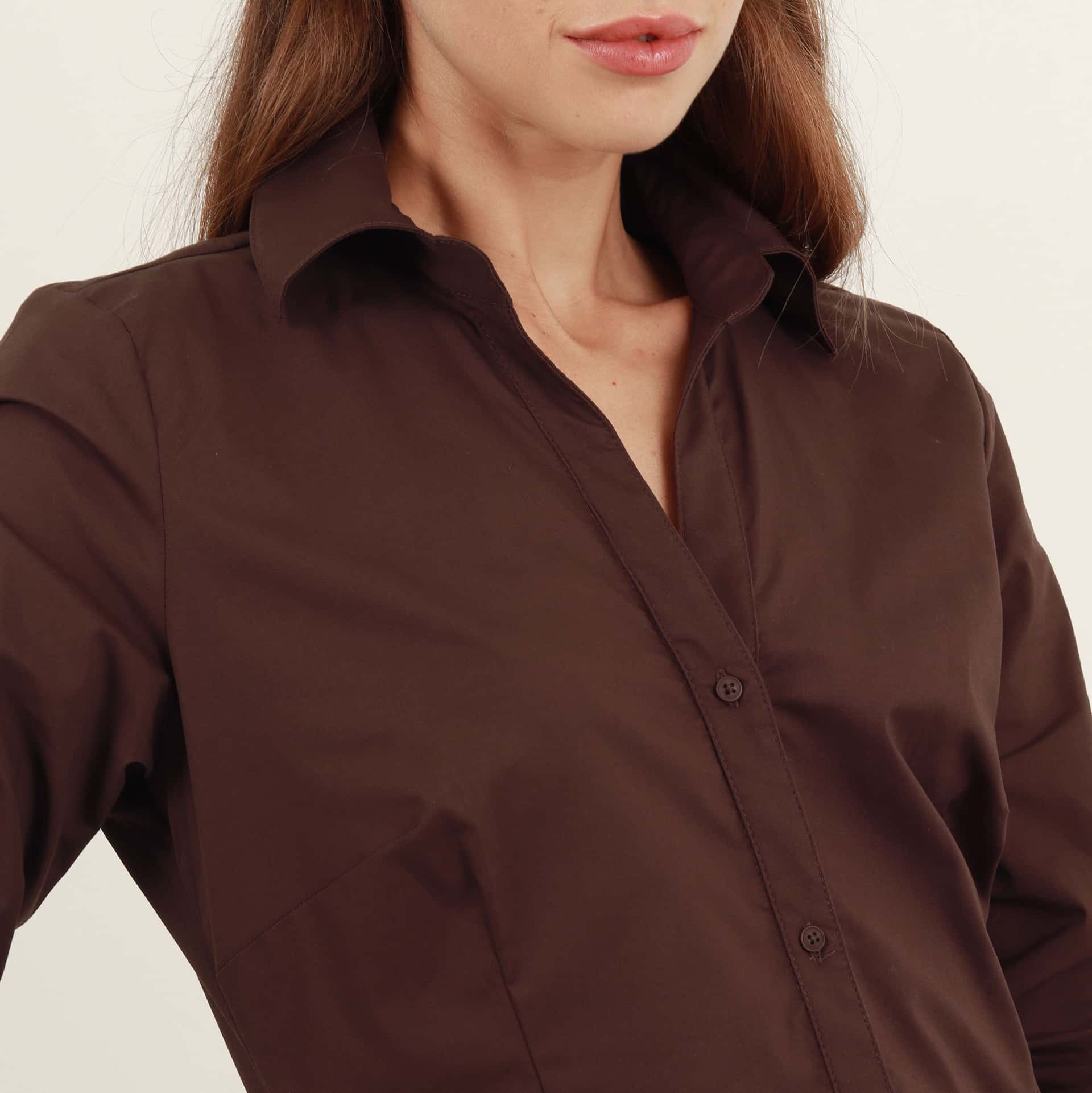 Camisa clásica manga larga con pinzas - miniatura 3