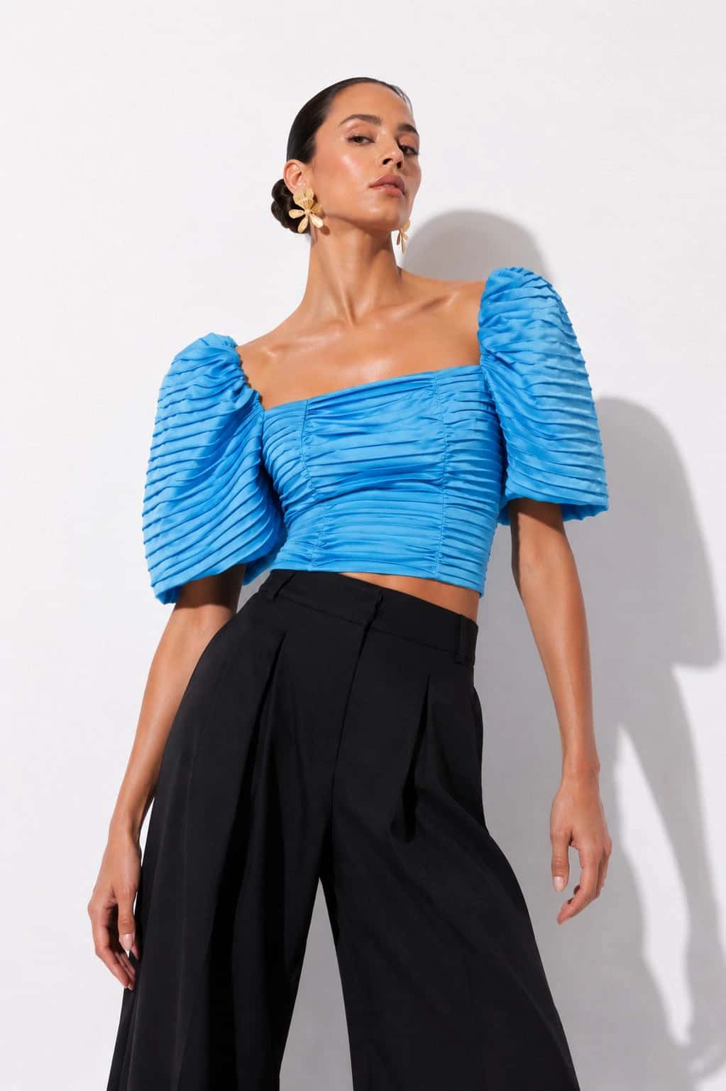 Blusa Khiani Turquesa - miniatura 2