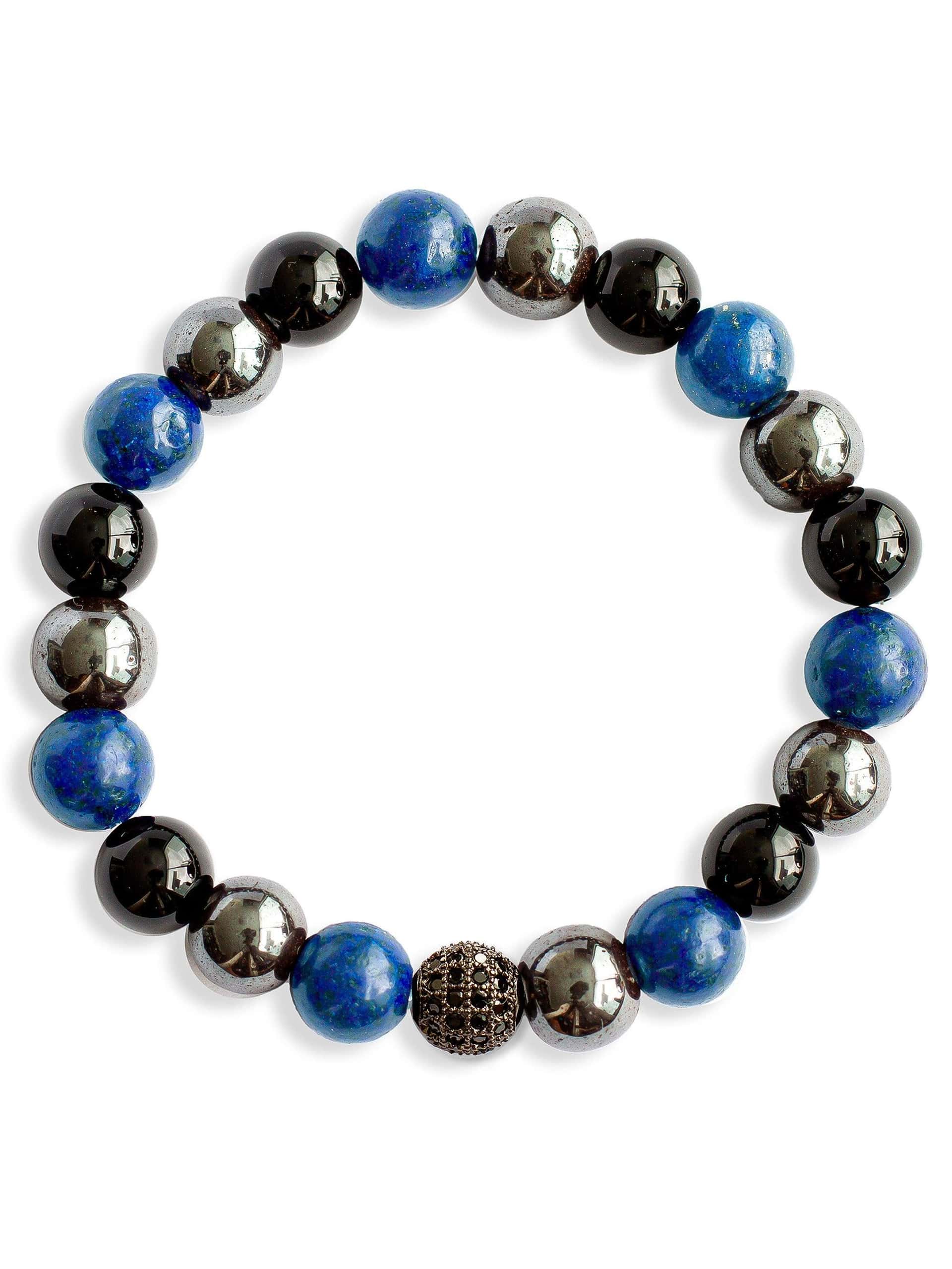 Brazalete Tayrona Lapislázuli 8mm
