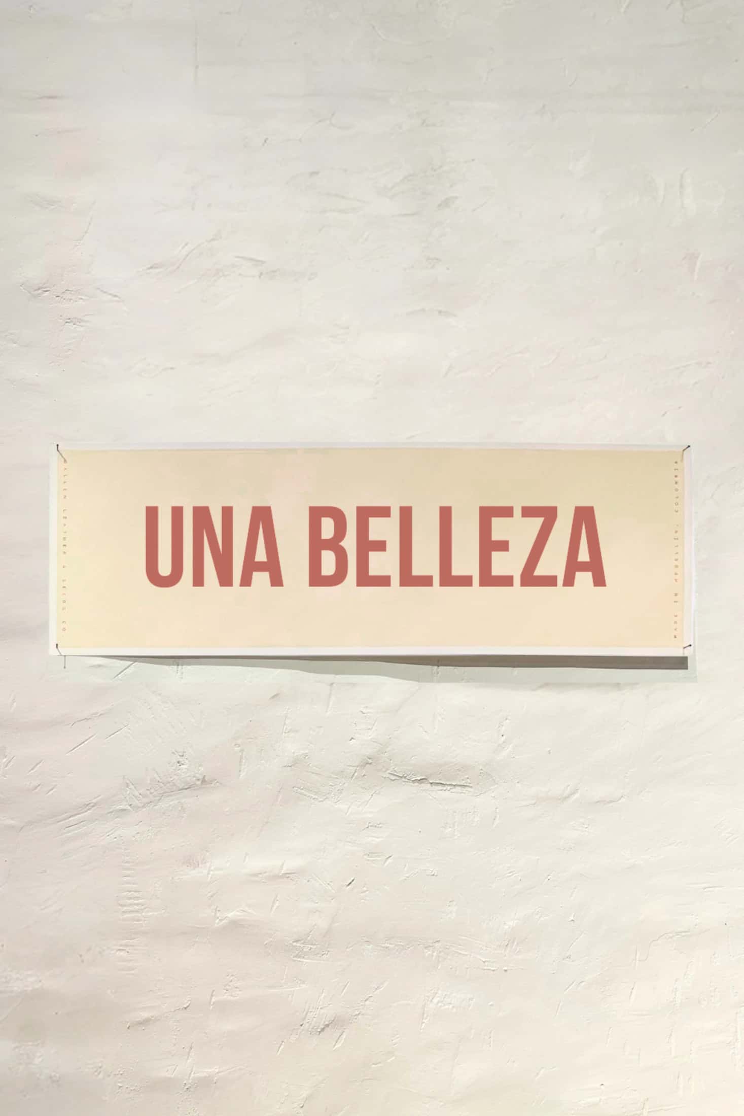 POSTER 90x30 - UNA BELLEZA