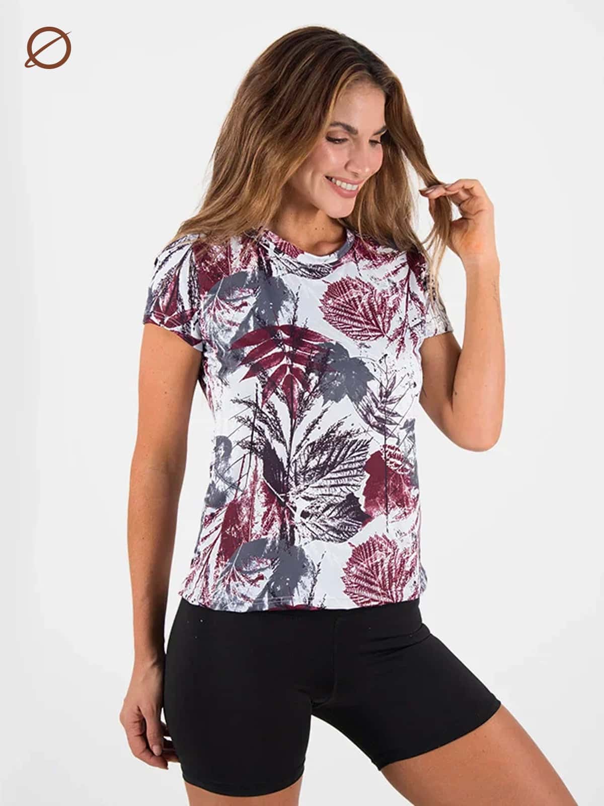 Camiseta Femenina Sublimada Palms