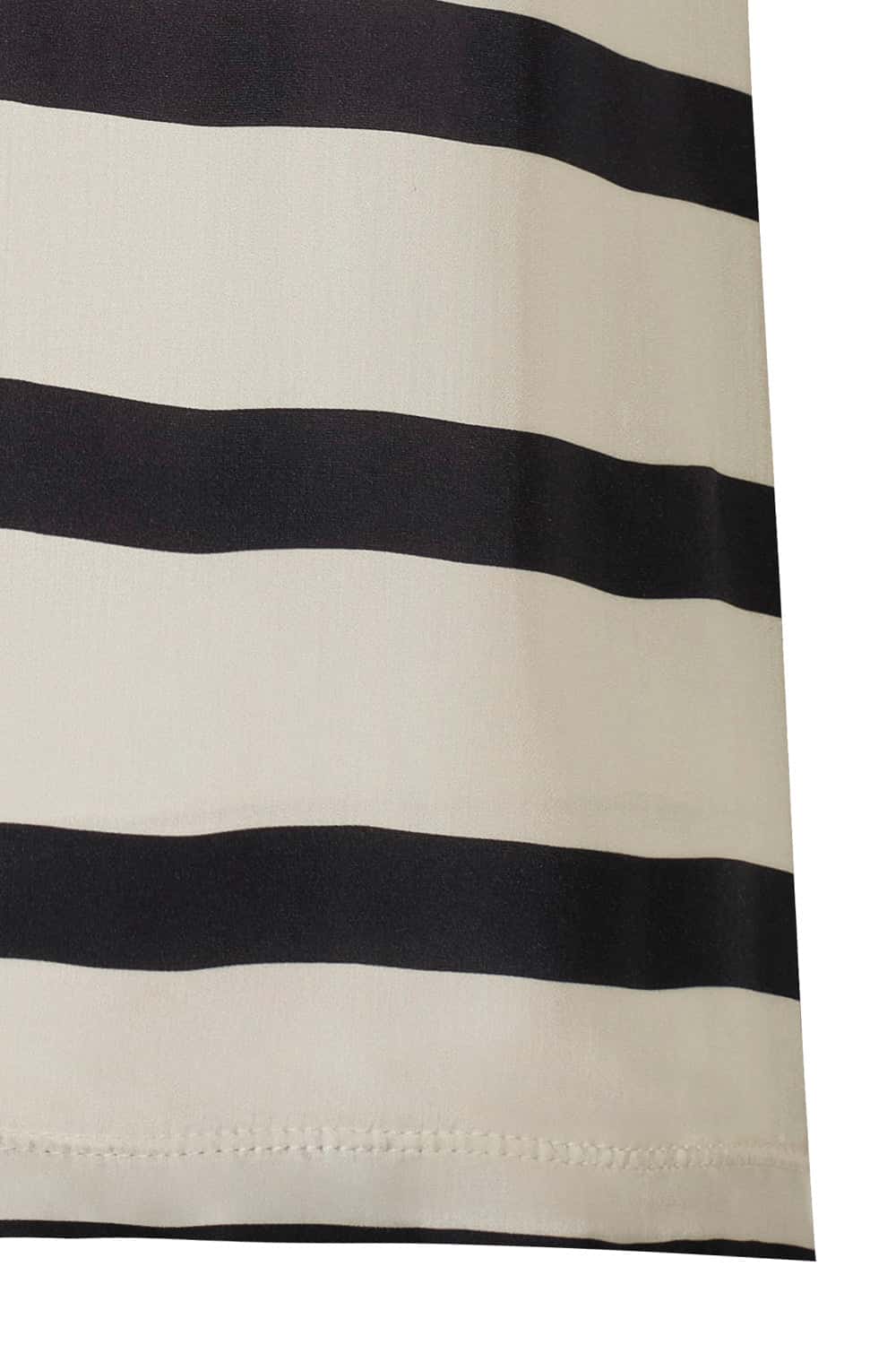 Camiseta lourdes line between ivory negro - miniatura 4