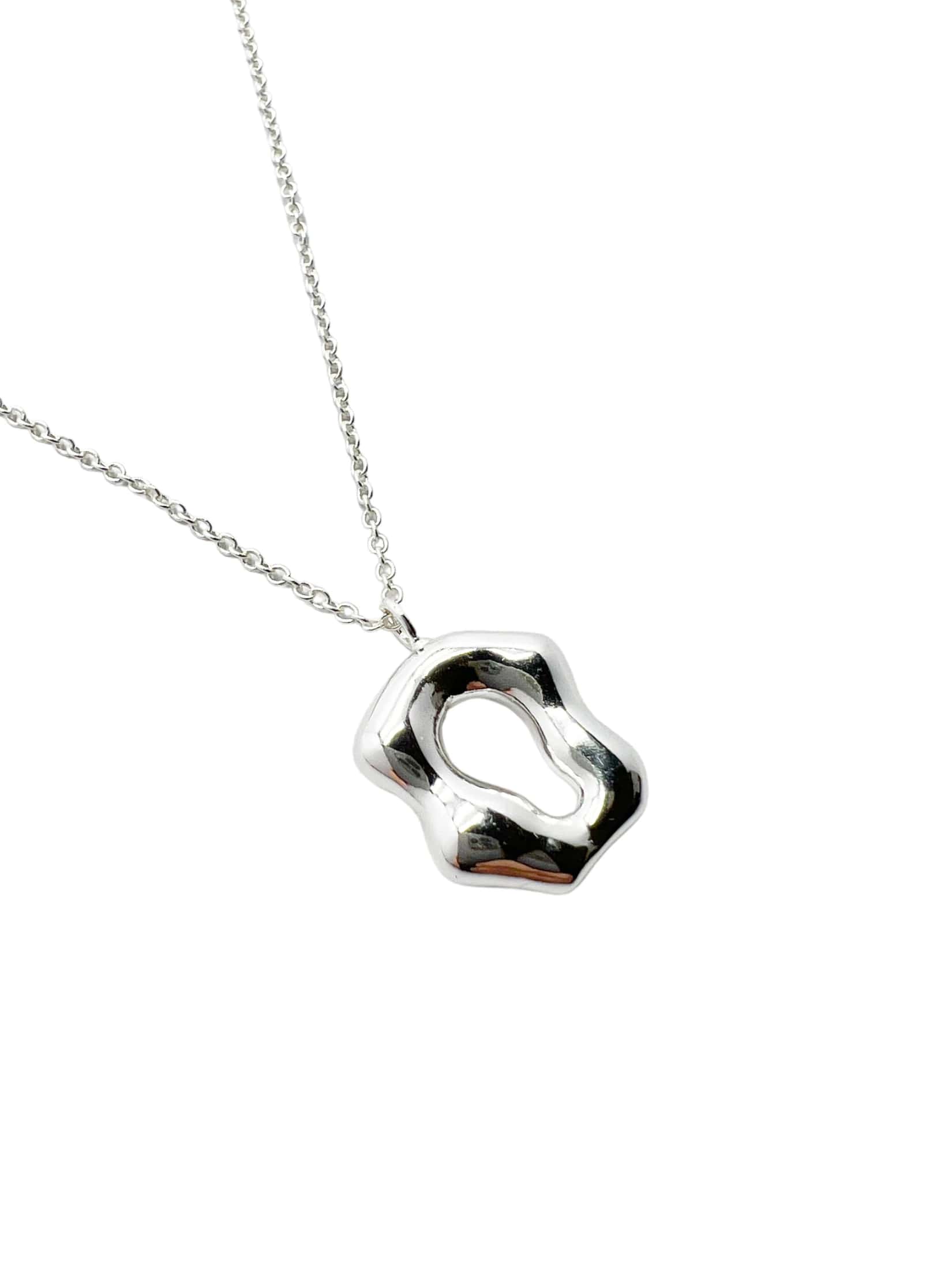 cadena letra cosmic water silver - miniatura 12