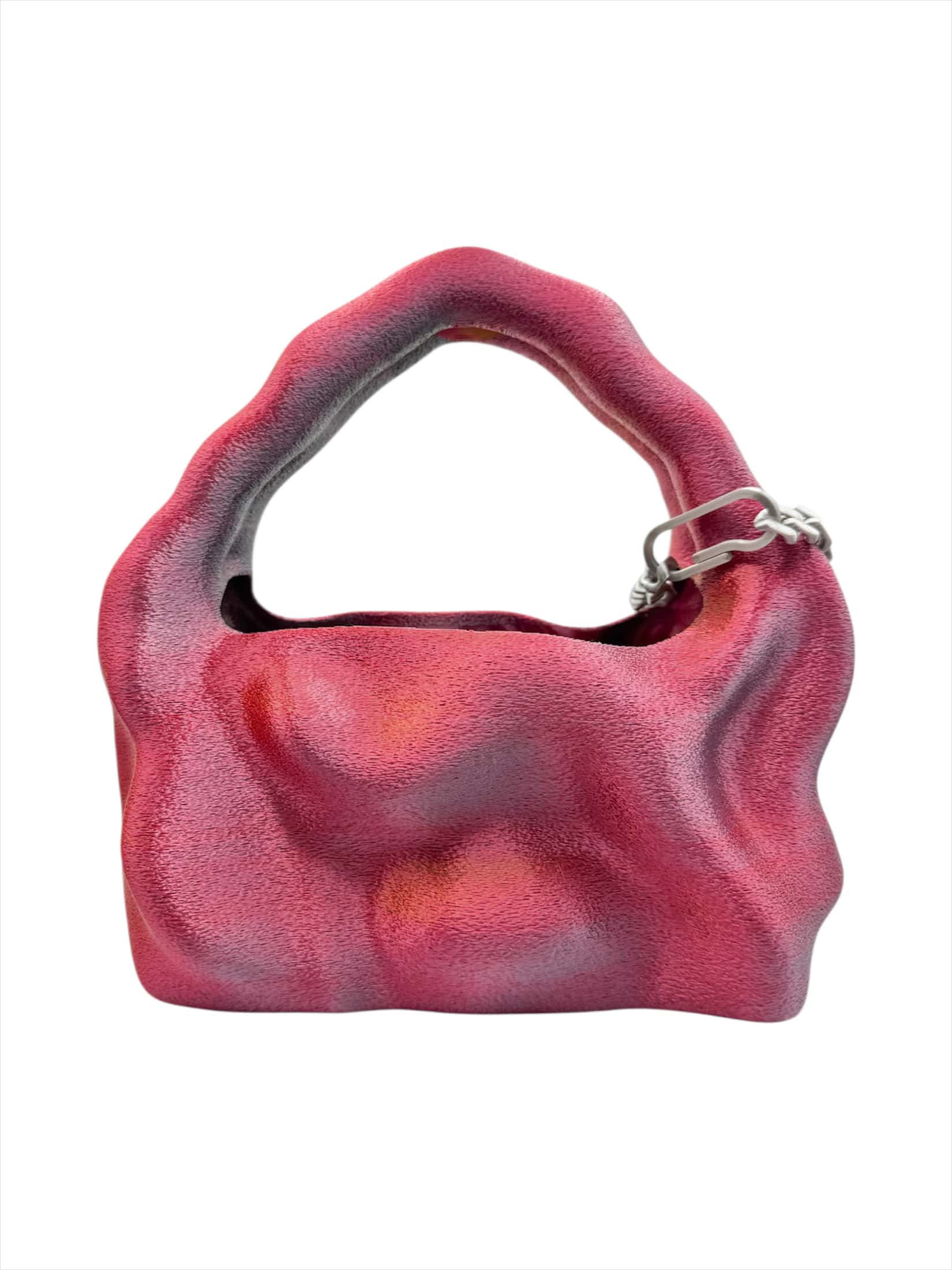 bolso grande cosmic water negro, plateado, fucsia, amarillo - miniatura 3