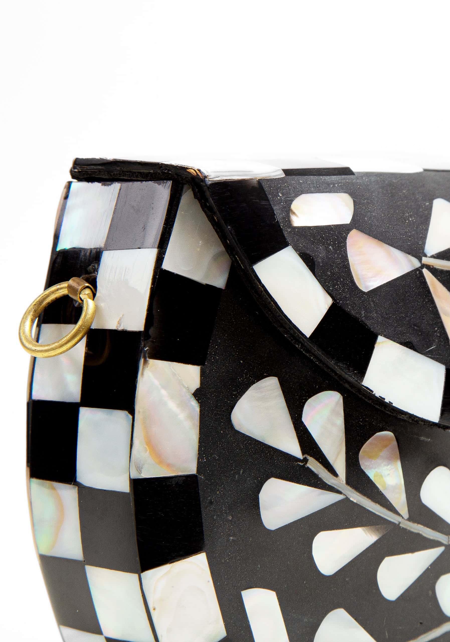 Cartera Clutch Negro - miniatura 3