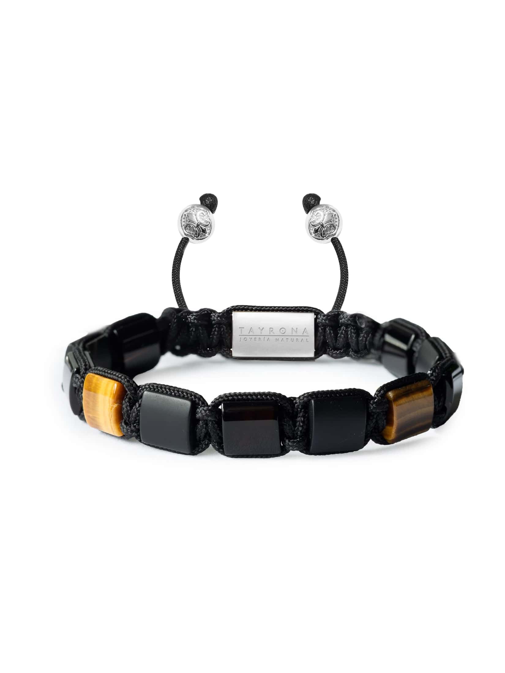 Brazalete Artesano Ojo de TIgre Onyx 9mm