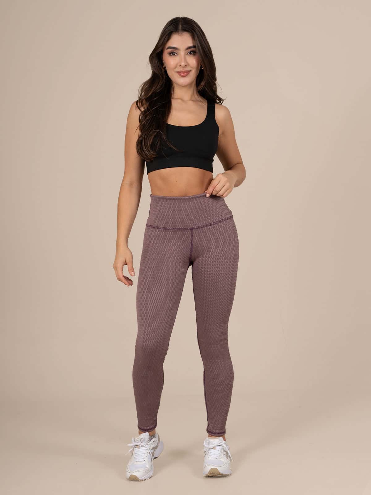leggins dama block uva seco - miniatura 1