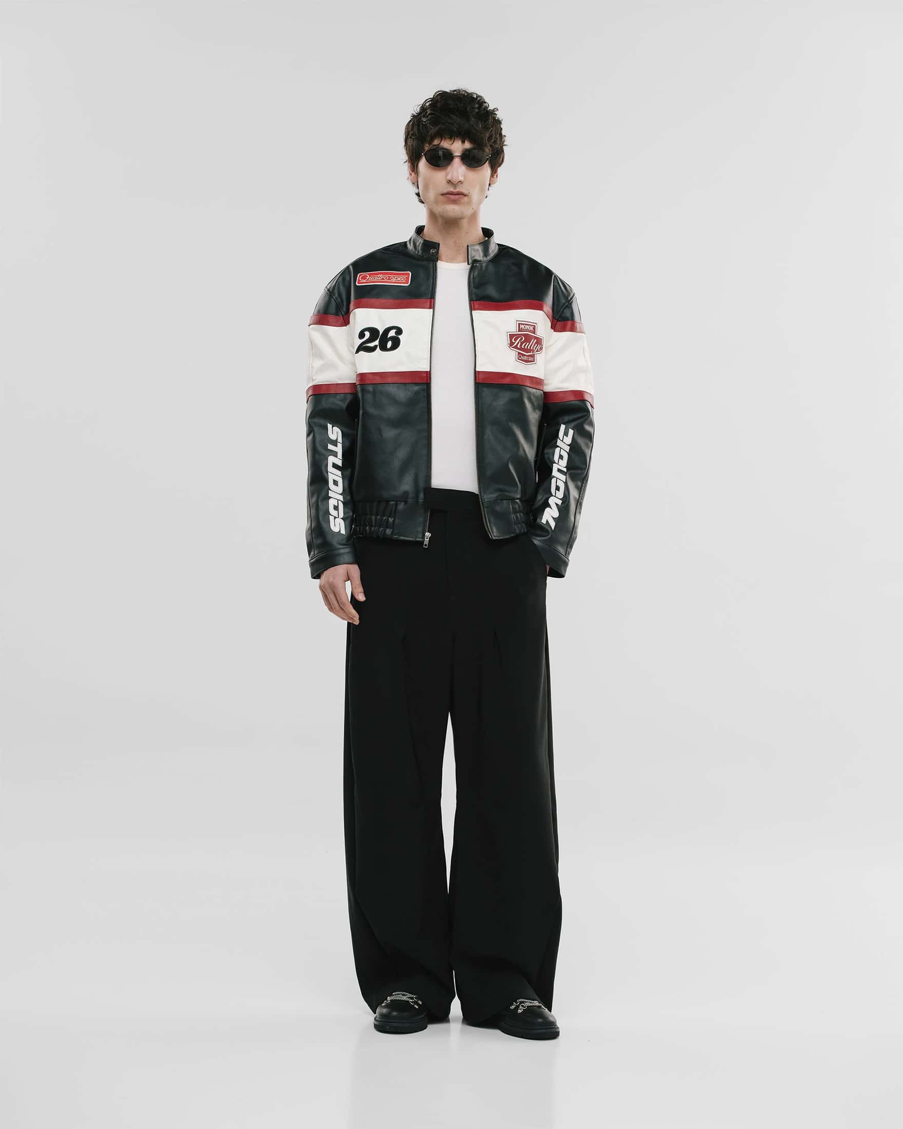 Speed Faux Leather Jacket - Negro (Exclusive)