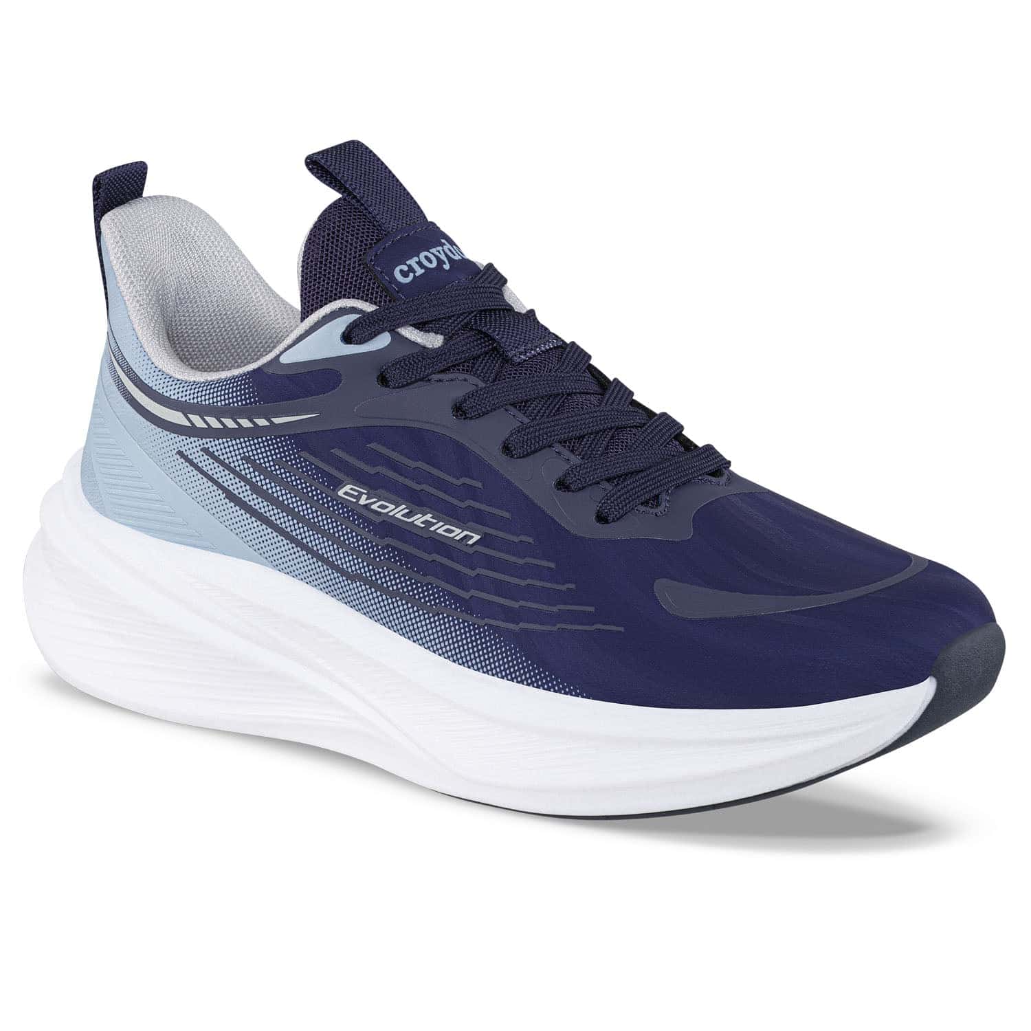 Tenis Running Teji Azul Osc Croydon Para Mujer