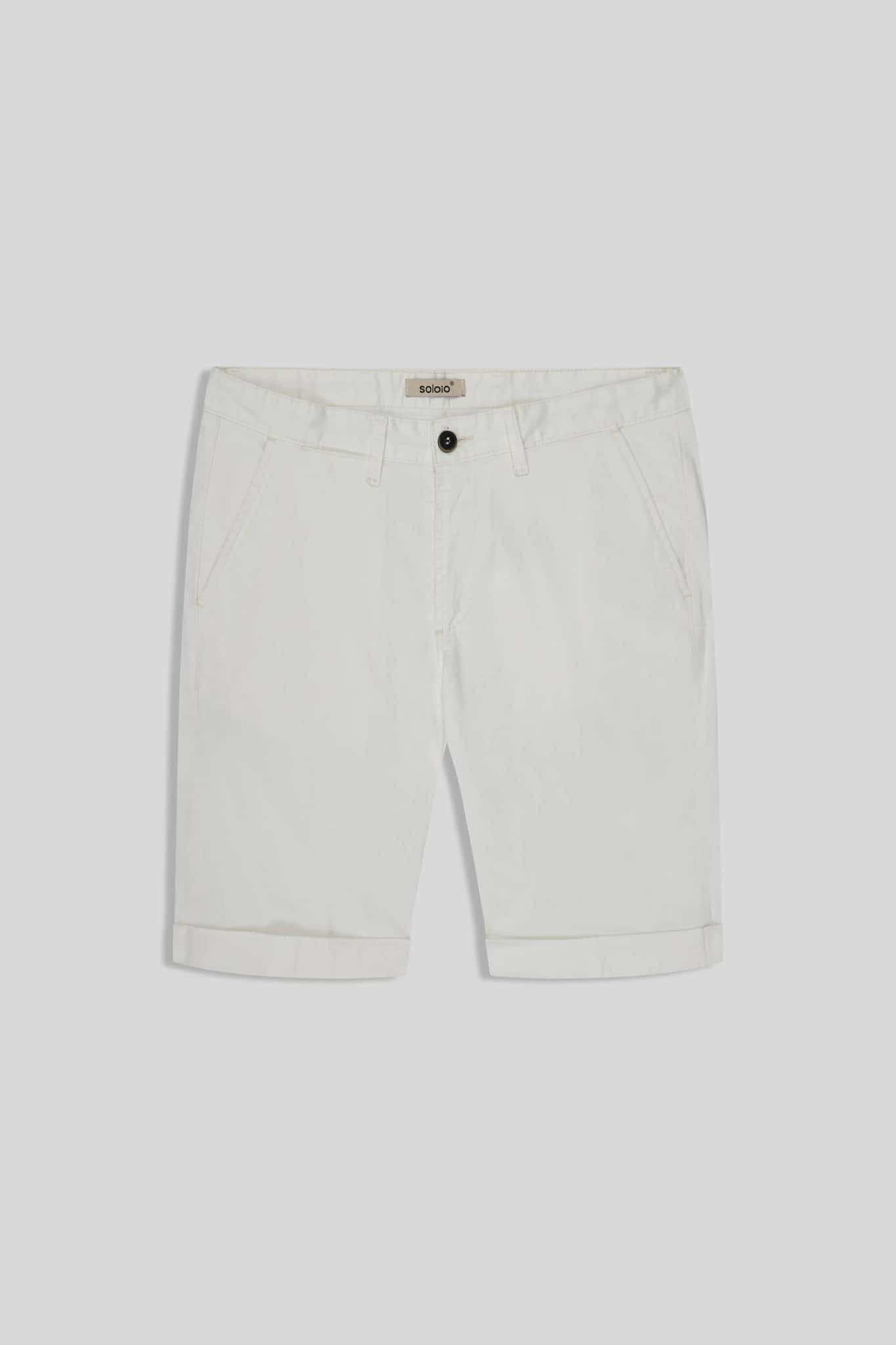 Men's cotton bermuda white new siena