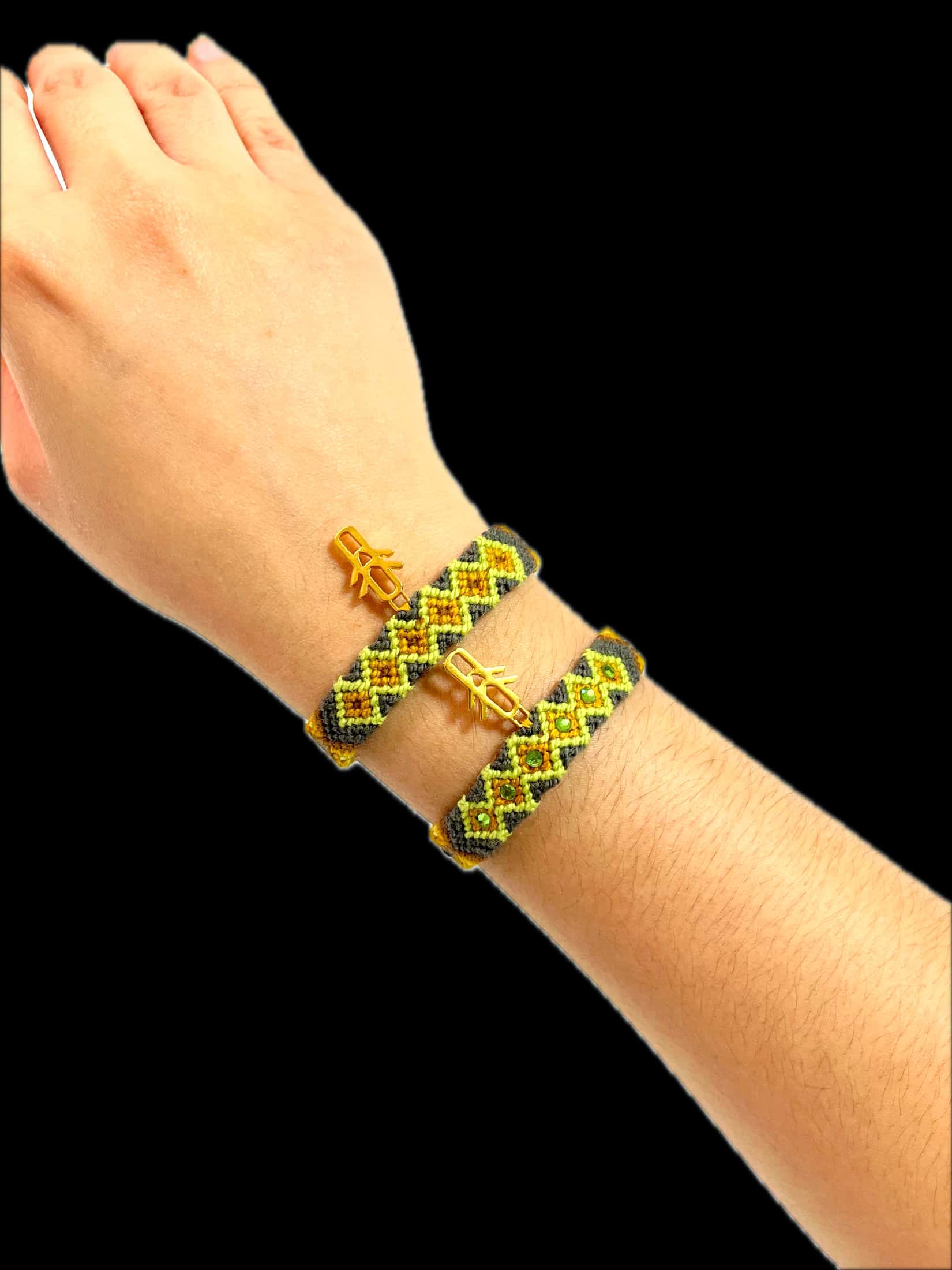 Gray Duo Bracelets
