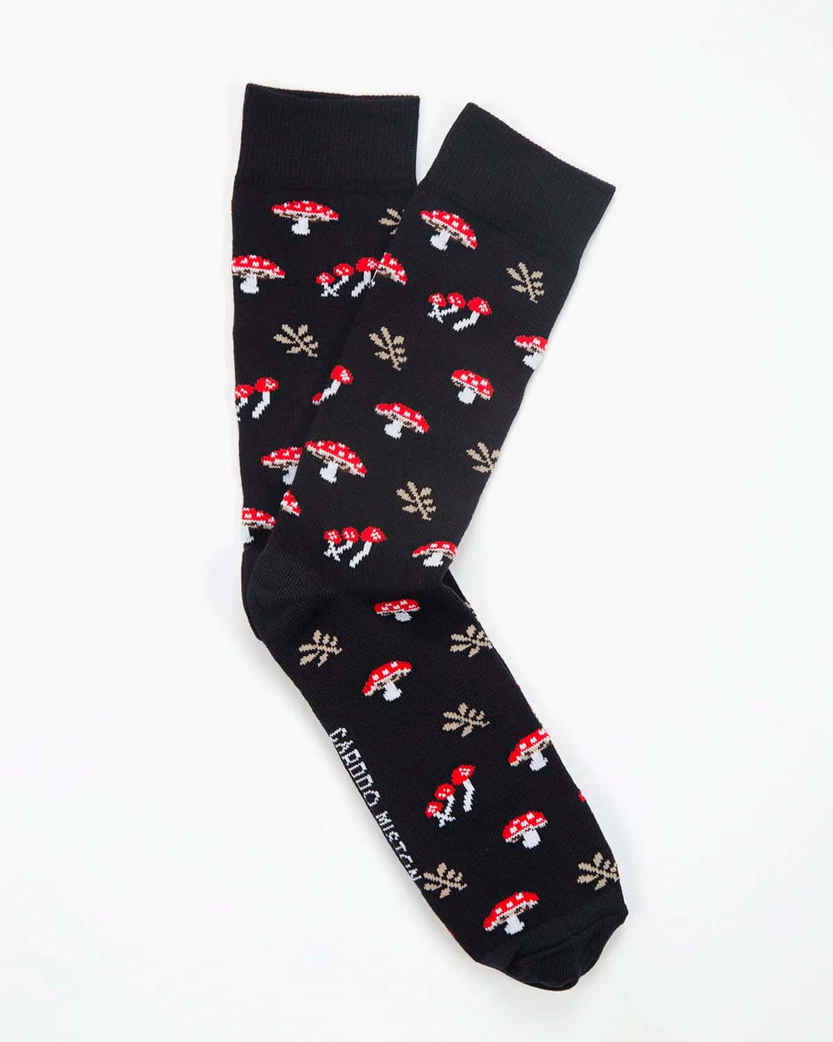 Medias Algodón Estampado Hongos