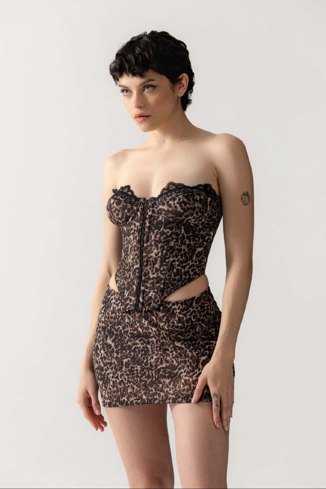 SET JULIA FELINA & MINIFALDA PARDO