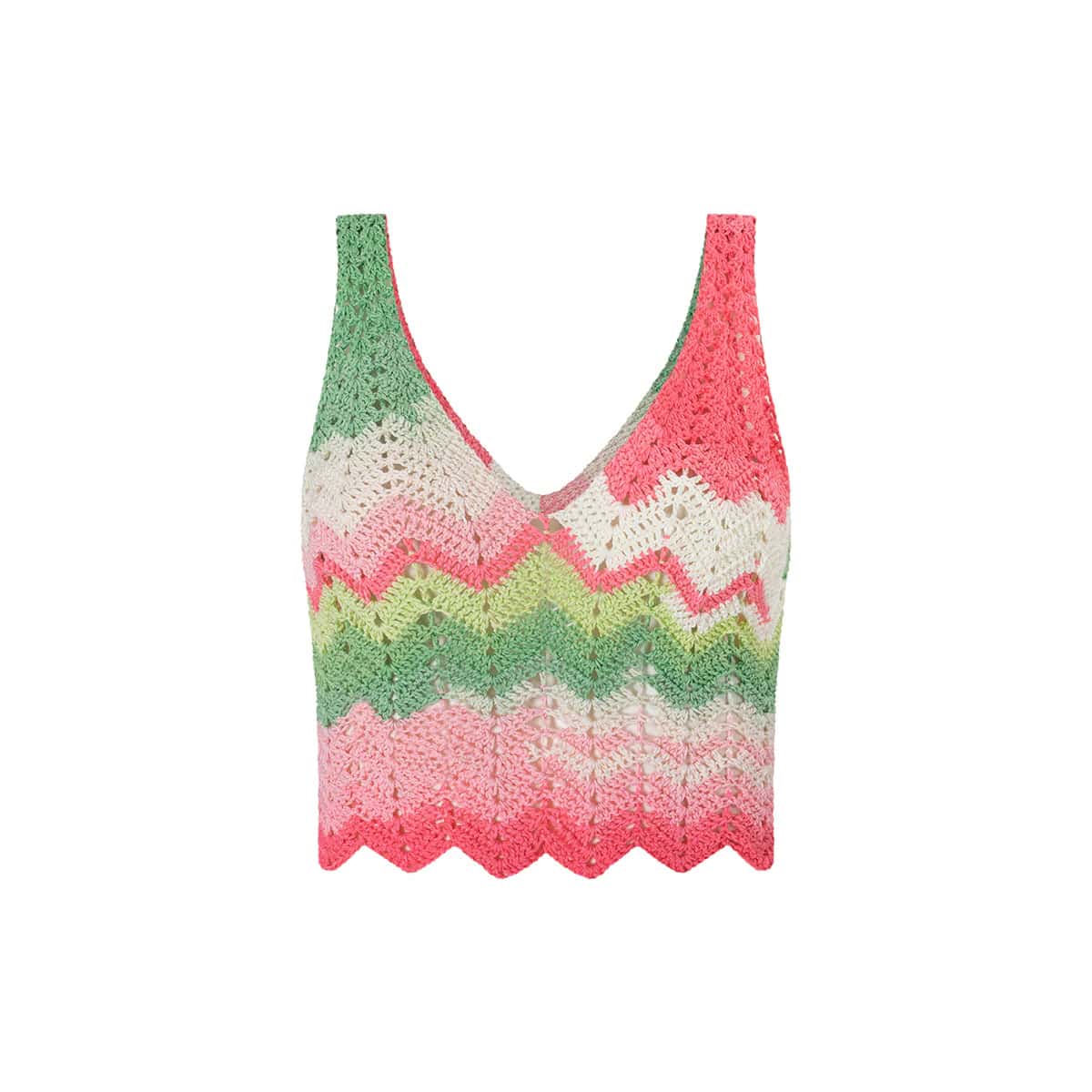 Watermelon Multicolor Crop Top - miniatura 3