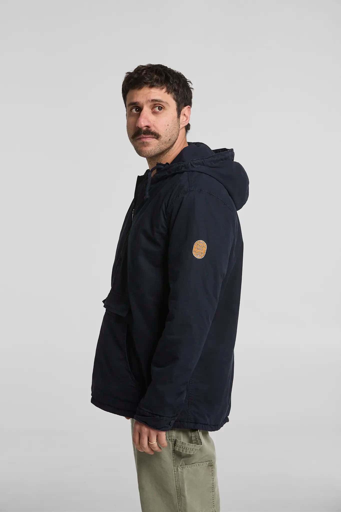 Chaqueta Anorak Azul Oscuro - miniatura 7