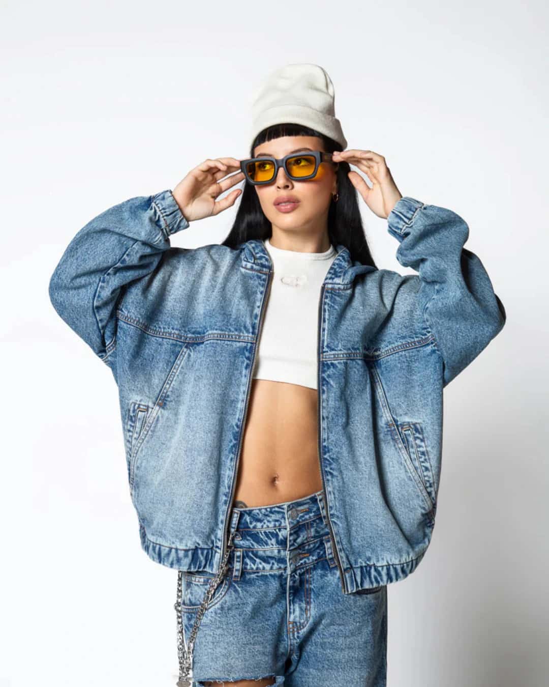 DOPAMINE LIGHT-WASH JACKET - miniatura 5
