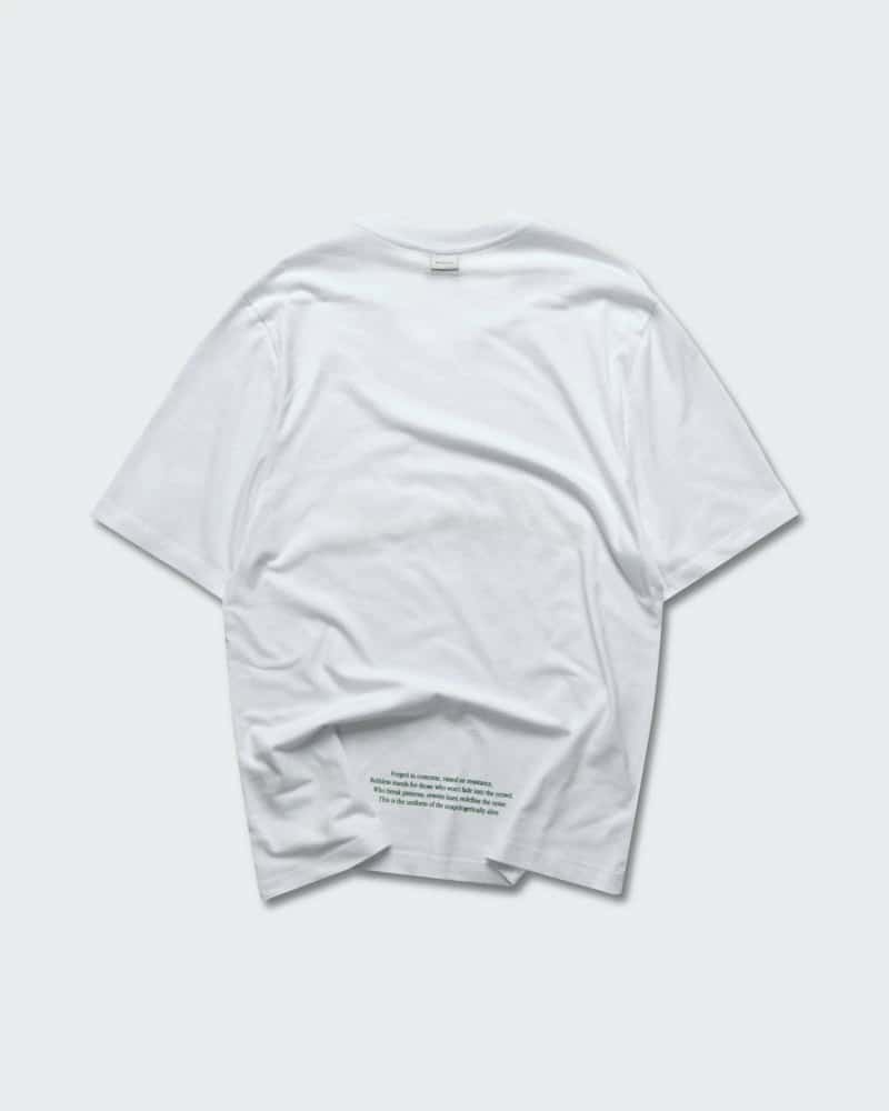 Camiseta Blanca Regular Break The Frame - miniatura 4