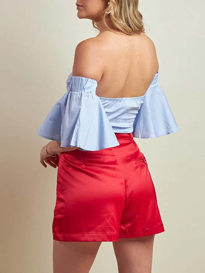 Blusa Agustina Celeste - miniatura 3